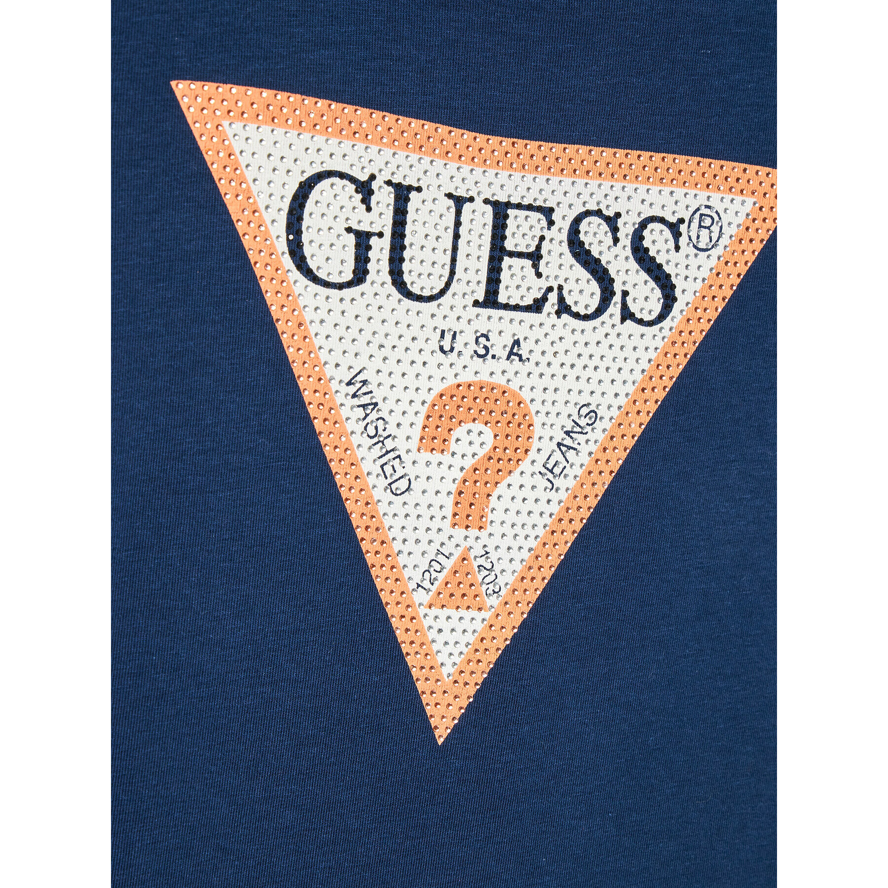 Guess Tricou J2YI51 K6YW1 Bleumarin Regular Fit - Pled.ro