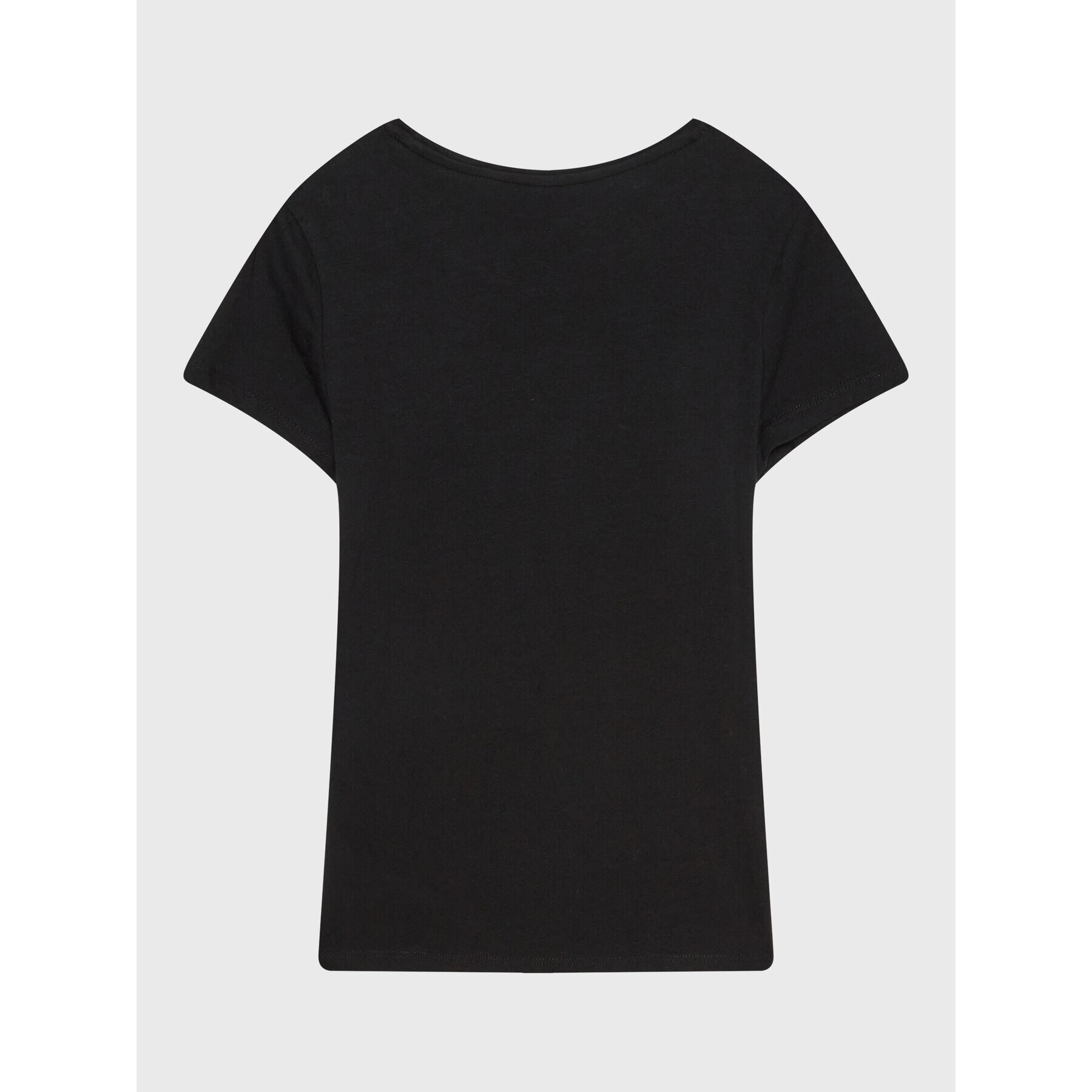 Guess Tricou J2YI51 K6YW1 Negru Regular Fit - Pled.ro