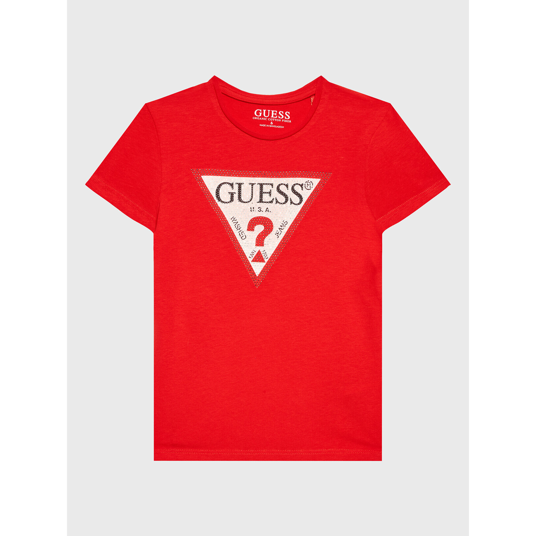 Guess Tricou J2YI51 K6YW1 Roșu Regular Fit - Pled.ro