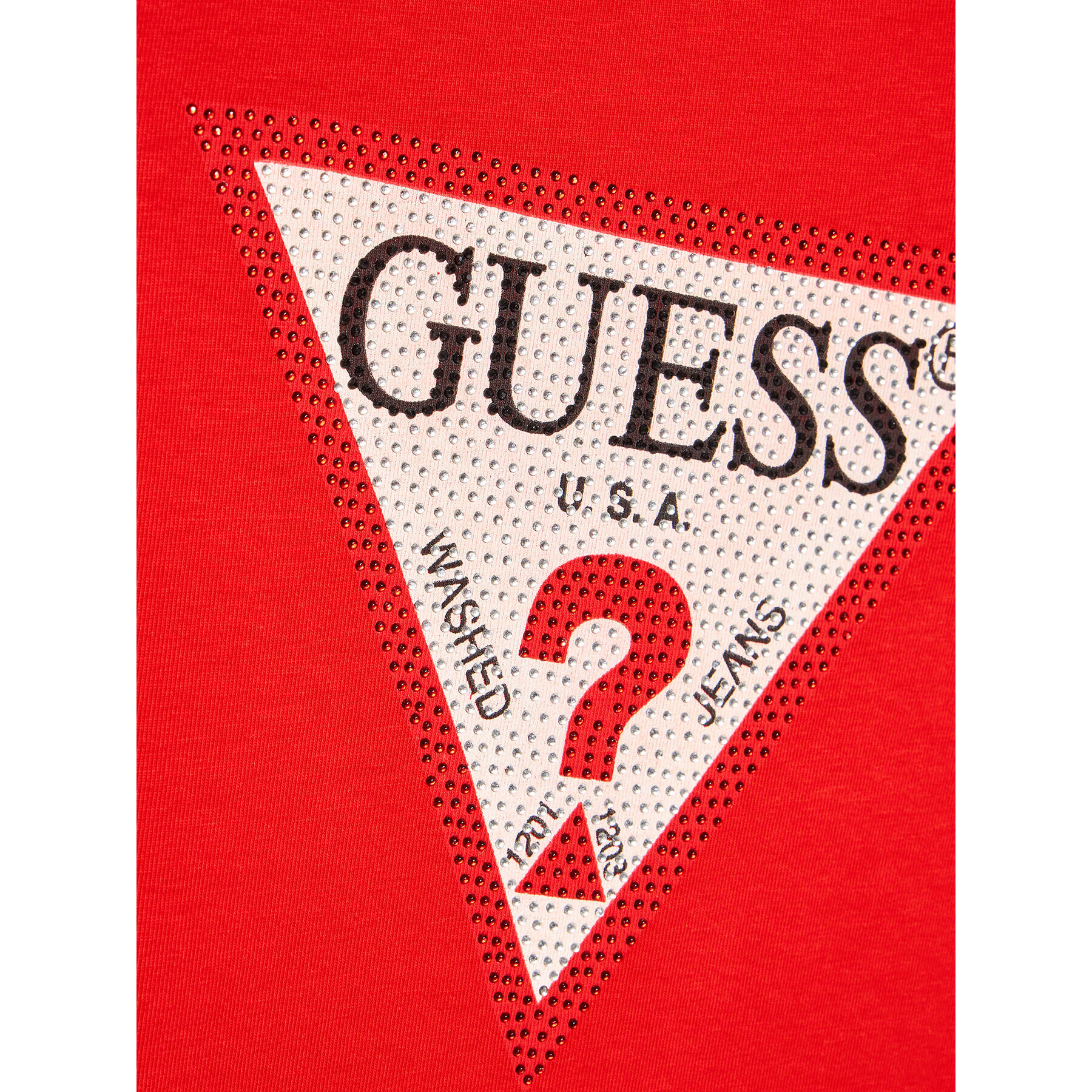 Guess Tricou J2YI51 K6YW1 Roșu Regular Fit - Pled.ro