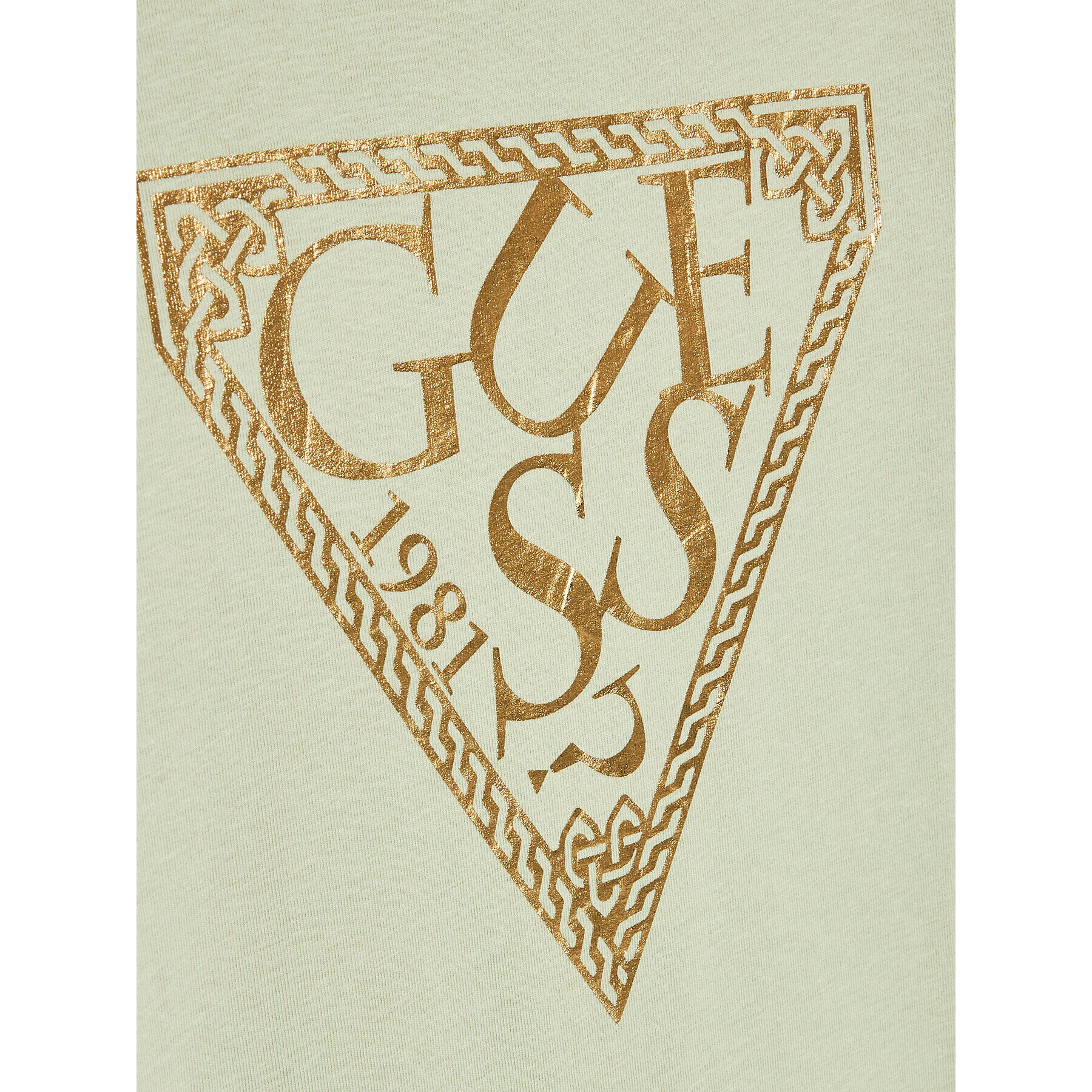 Guess Tricou J3GI09 K6YW1 Verde Regular Fit - Pled.ro