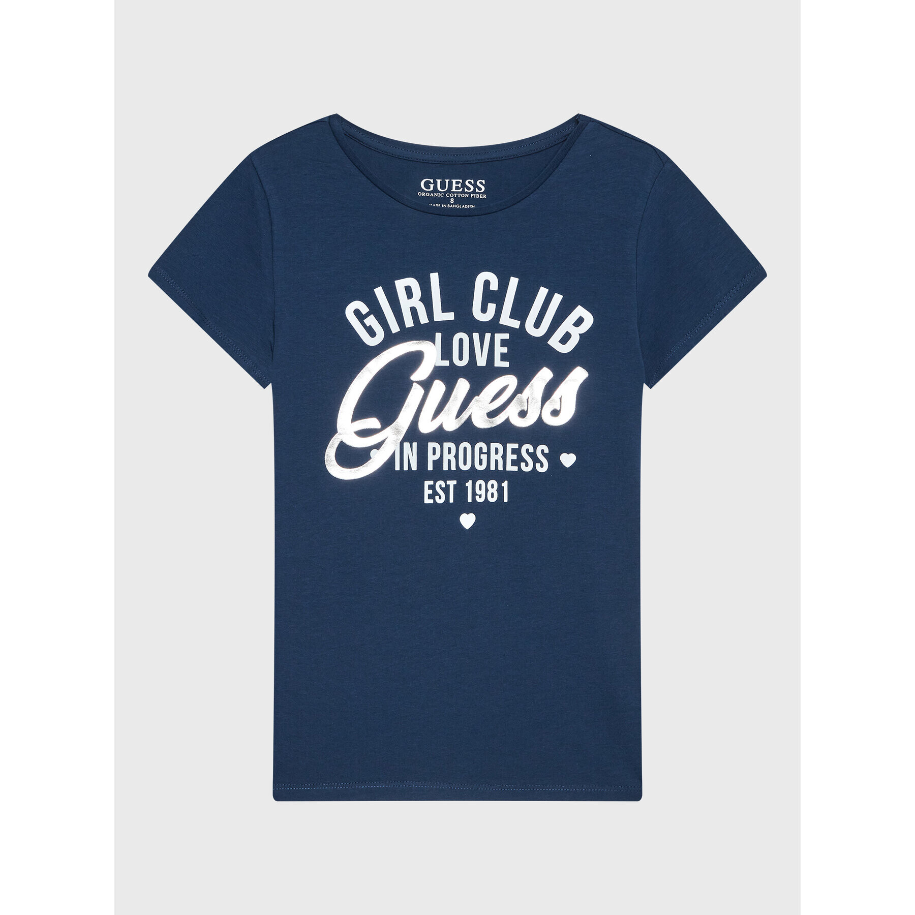 Guess Tricou J3RI26 K6YW1 Bleumarin Regular Fit - Pled.ro