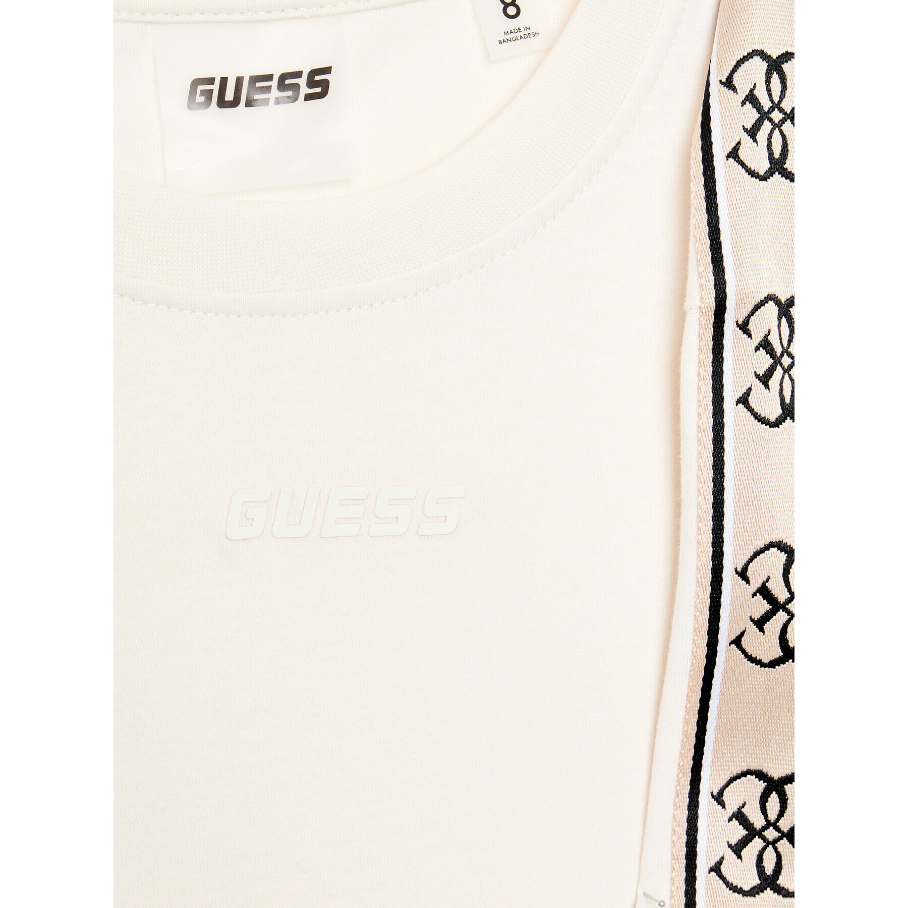 Guess Tricou J3RI47 I3Z14 Bej Regular Fit - Pled.ro