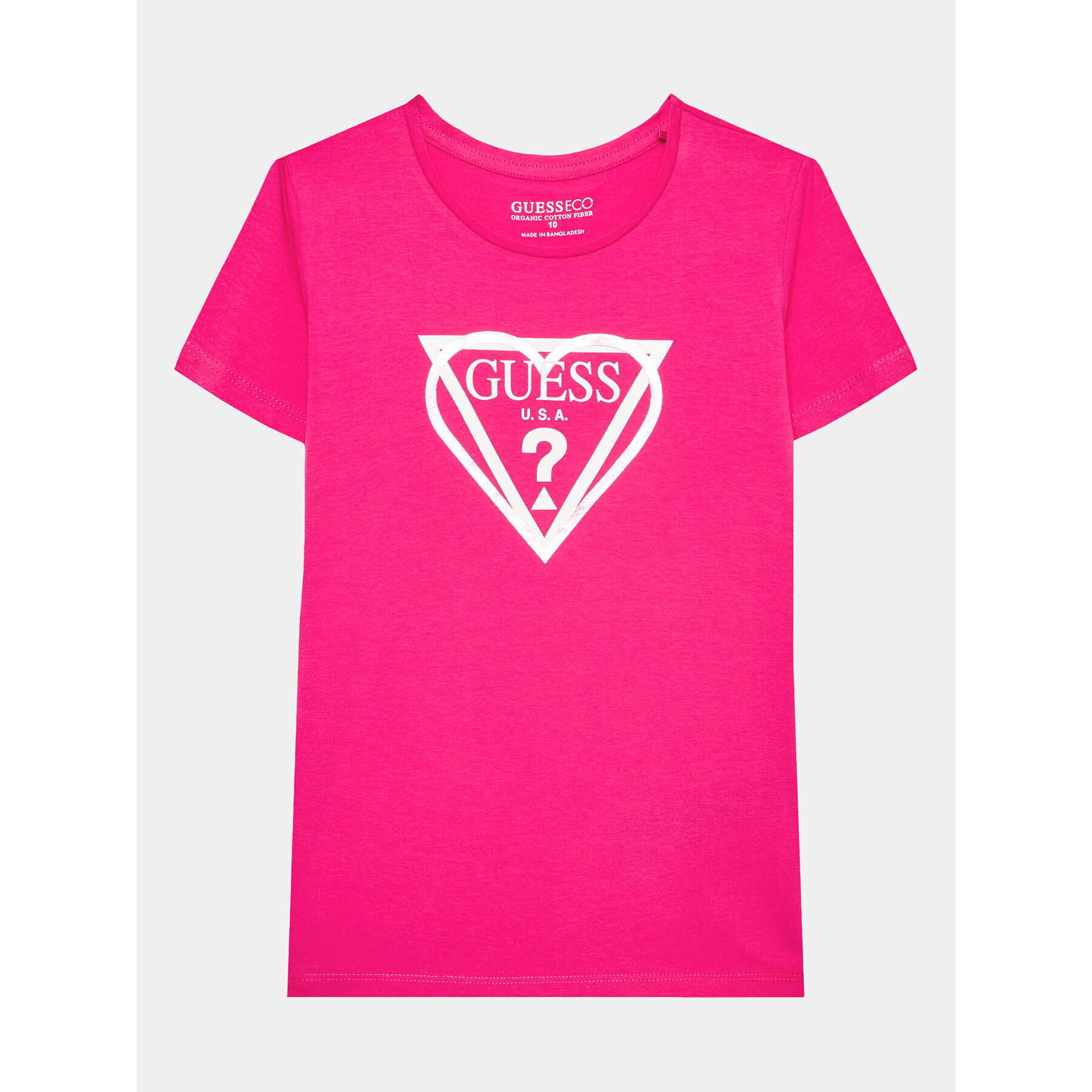 Guess Tricou J3YI02 K6YW4 Roz Regular Fit - Pled.ro