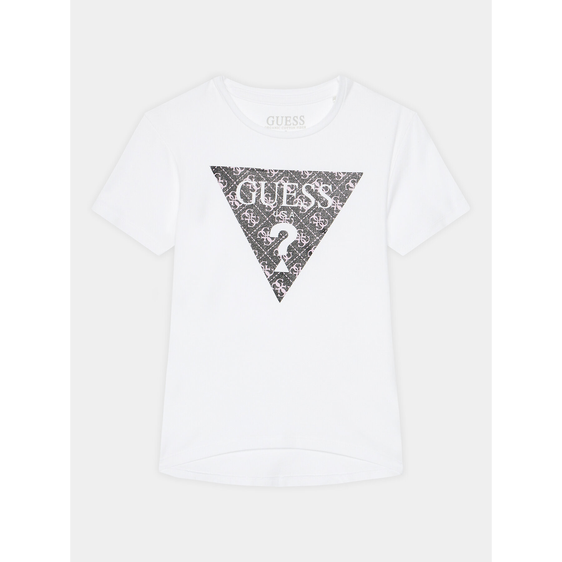 Guess Tricou J4RI11 K6YW4 Alb Regular Fit - Pled.ro