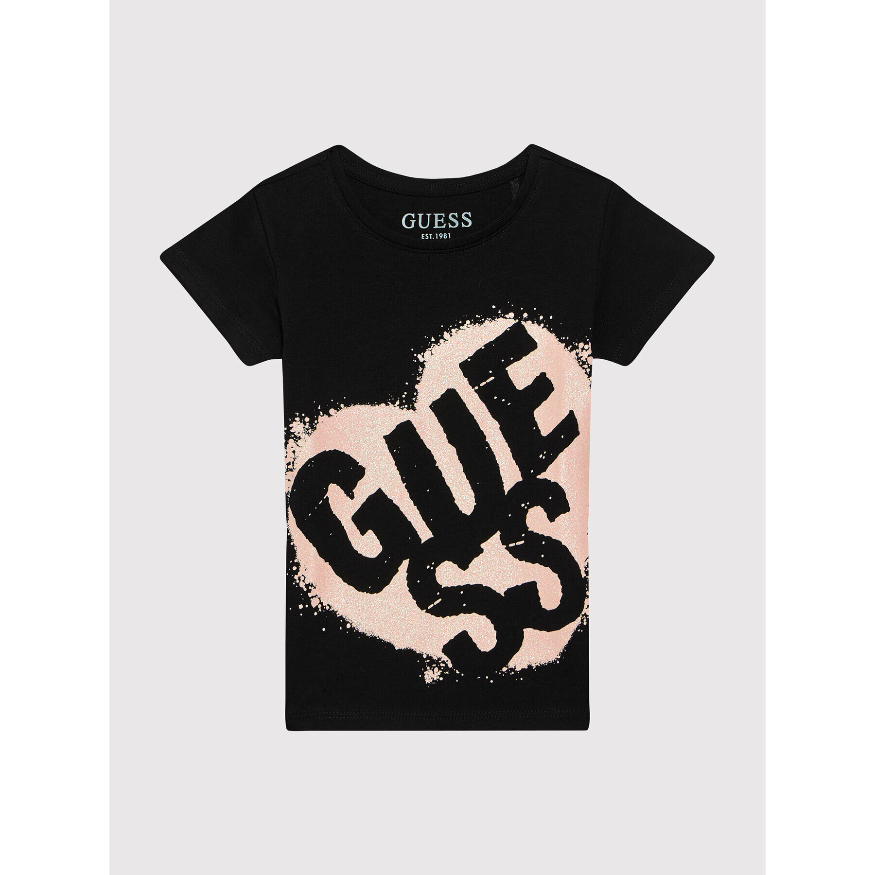 Guess Tricou K1BI01 J1311 Negru Regular Fit - Pled.ro