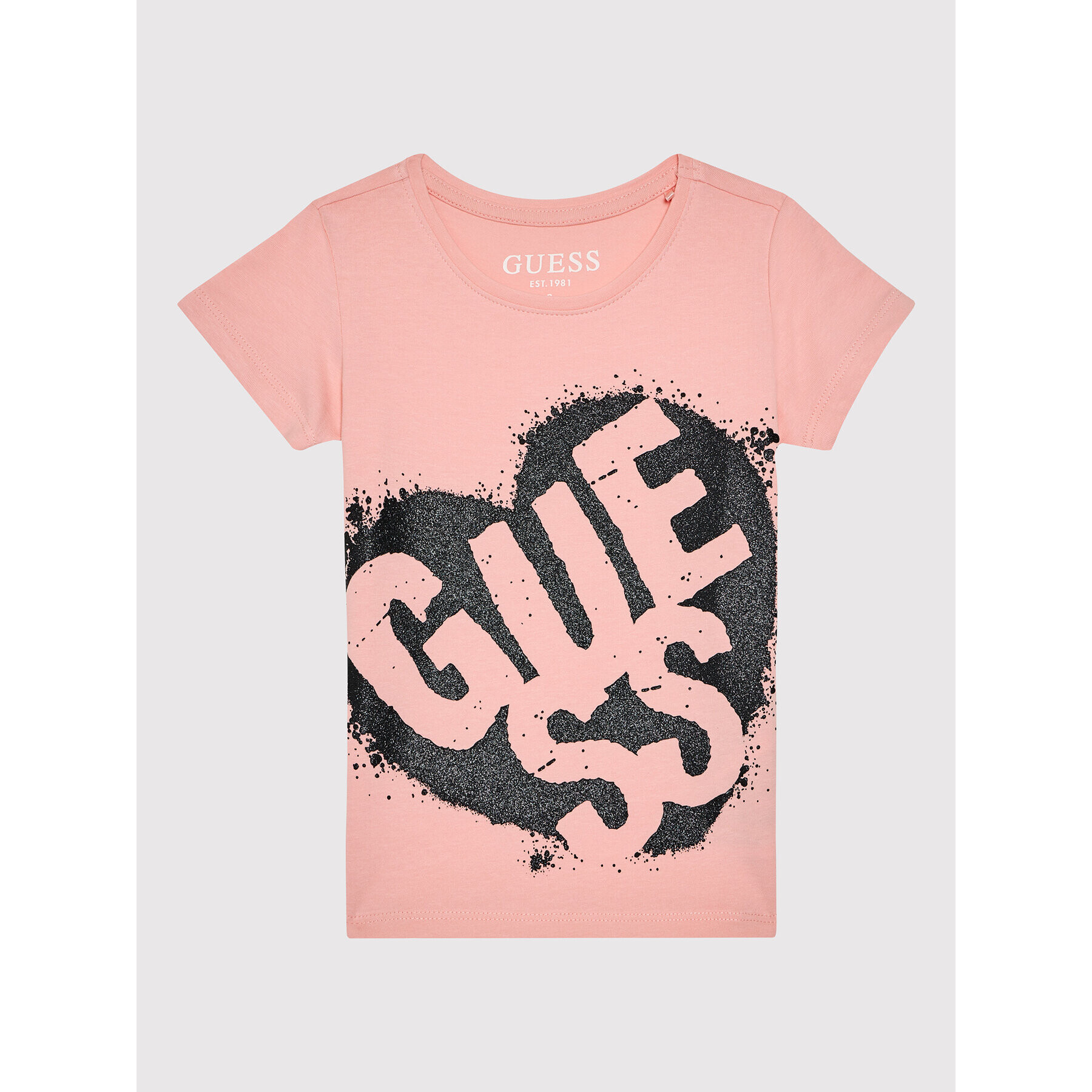 Guess Tricou K1BI01 J1311 Roz Regular Fit - Pled.ro