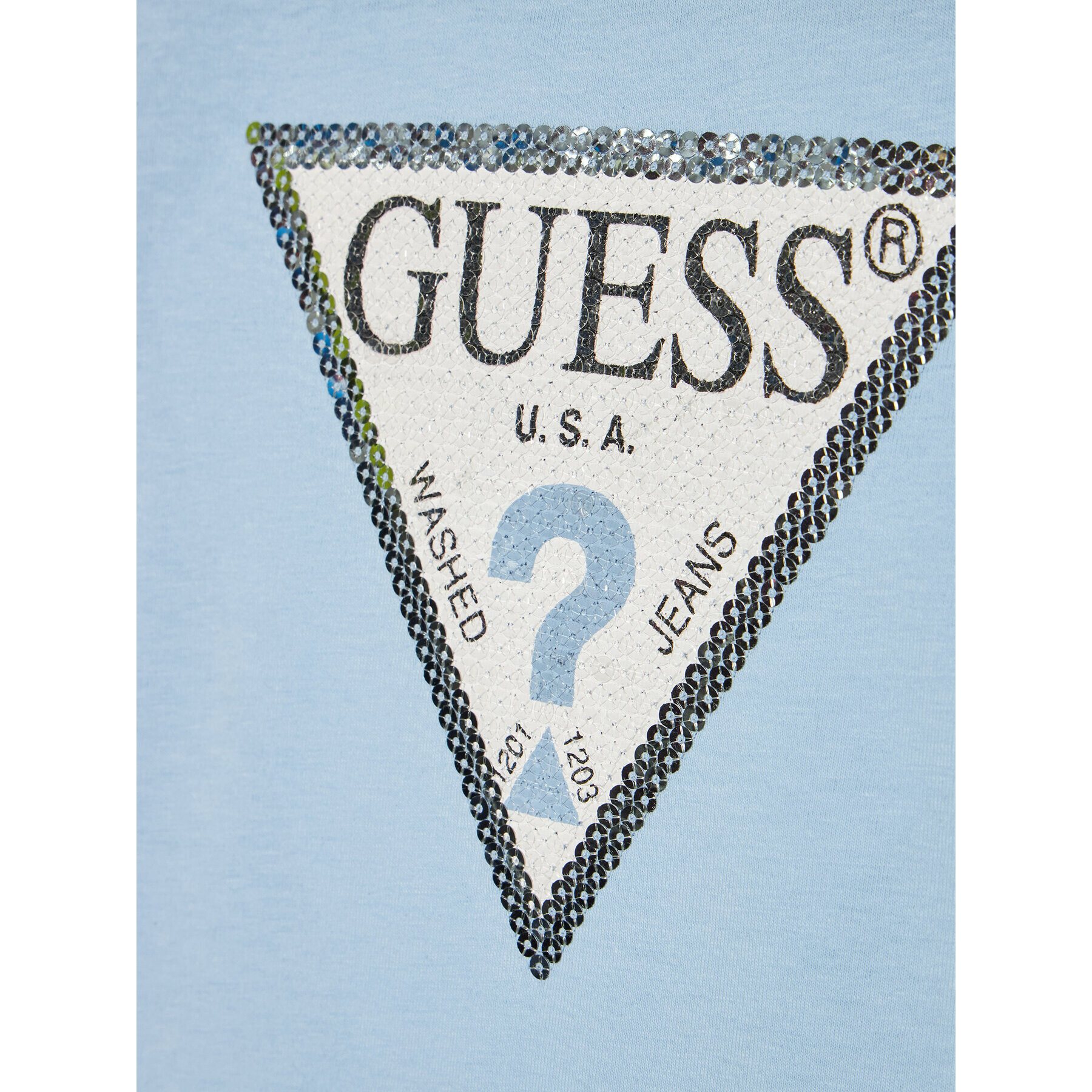 Guess Tricou K1YI26 K6YW1 Albastru Regular Fit - Pled.ro