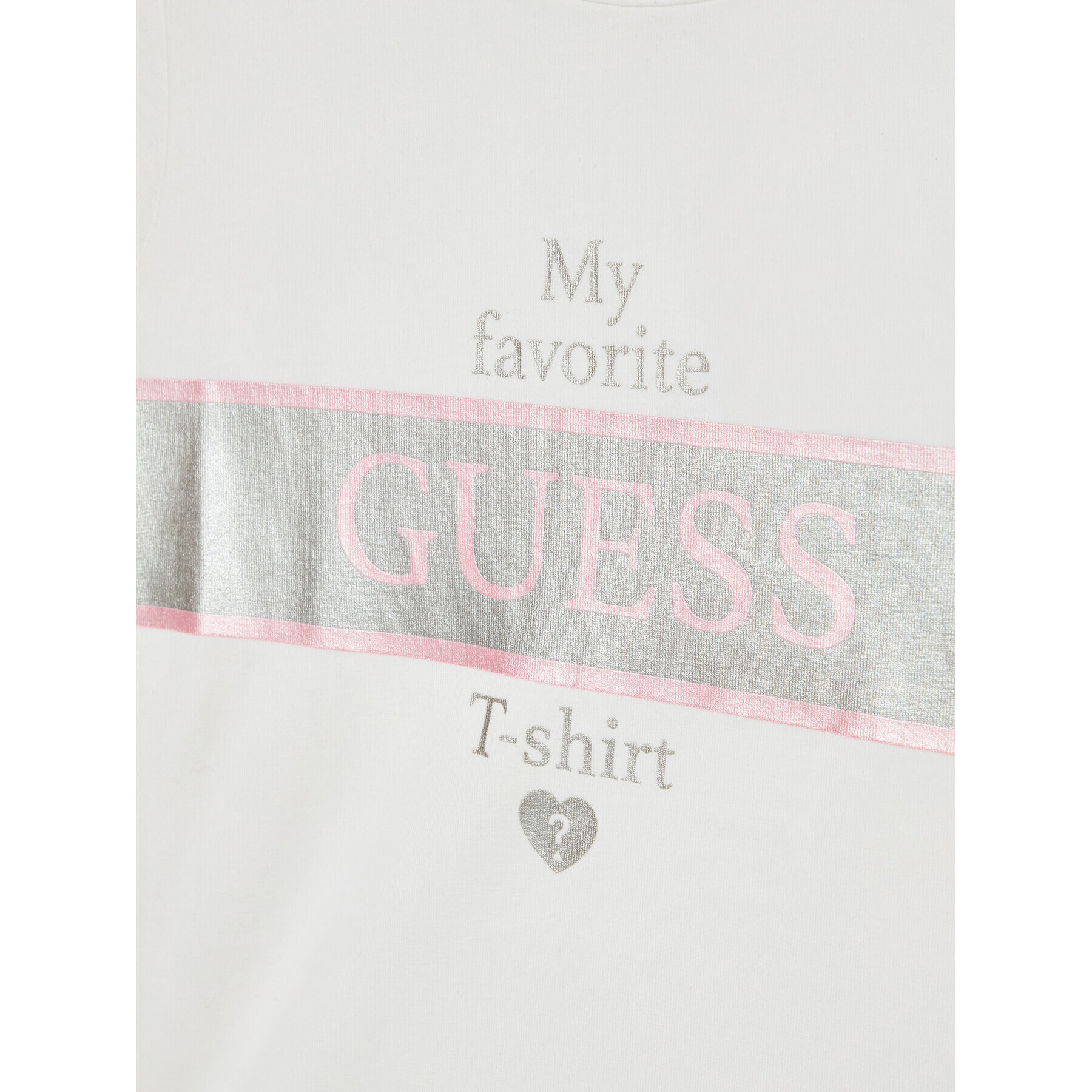 Guess Tricou K2RI17 K6YW1 Alb Regular Fit - Pled.ro