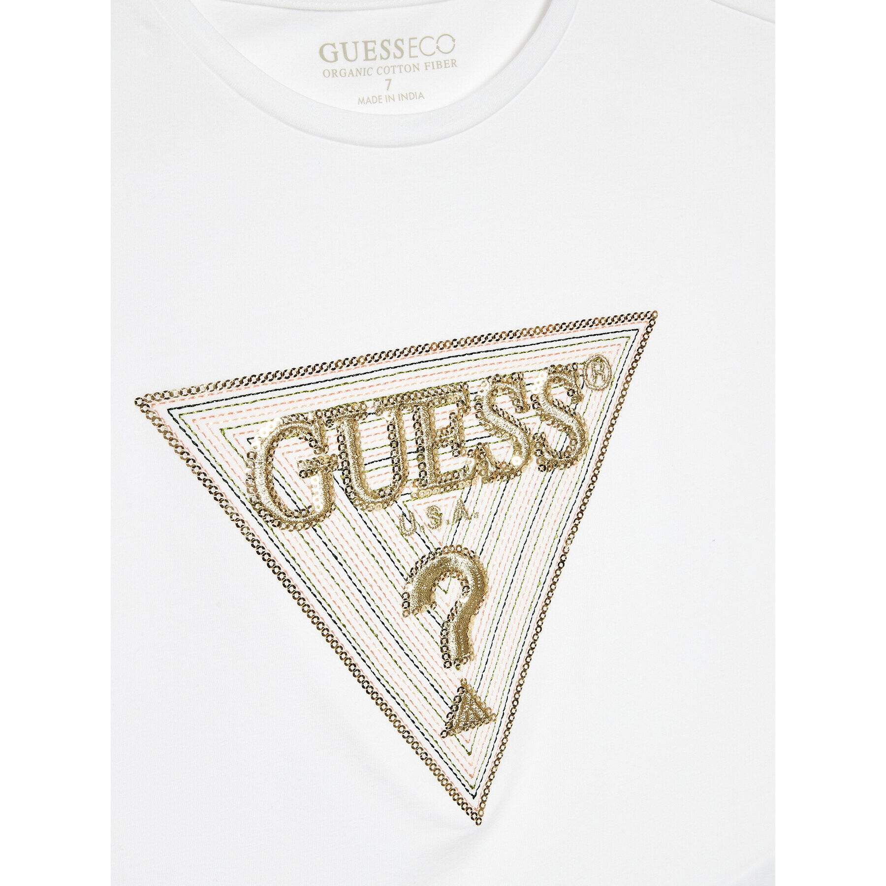 Guess Tricou K3GI07 K6YW1 Alb Boxy Fit - Pled.ro