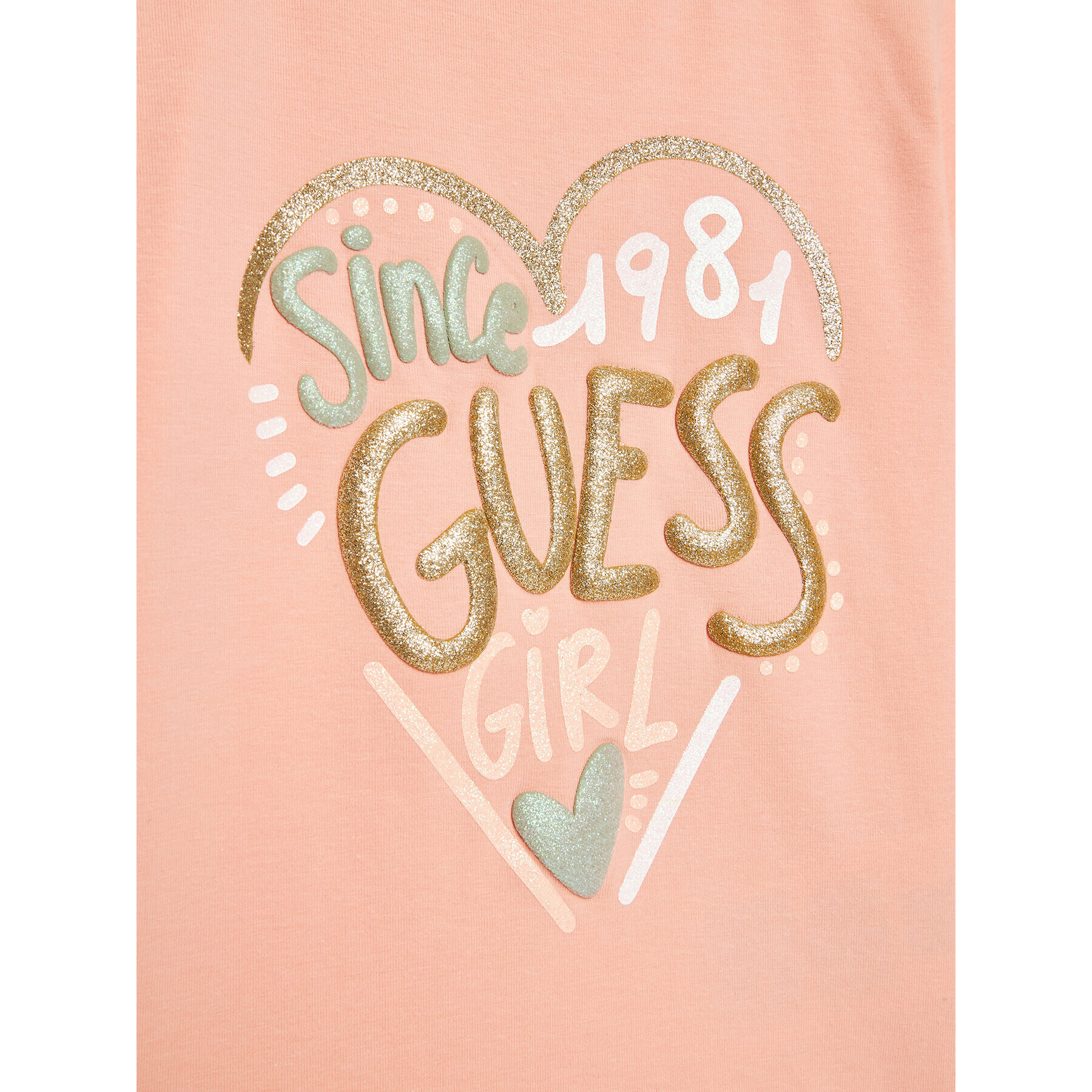 Guess Tricou K3GI08 K6YW1 Roz Regular Fit - Pled.ro