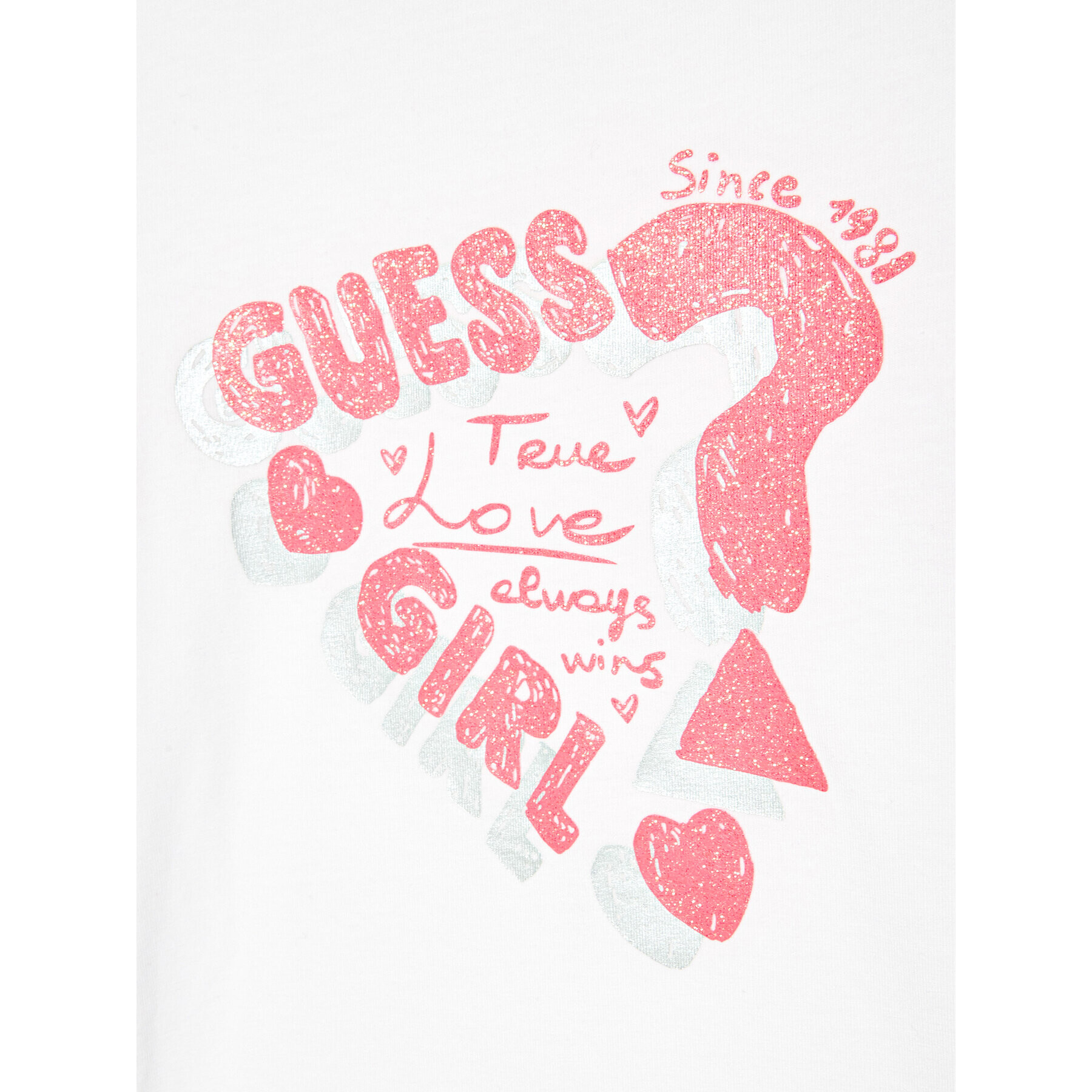 Guess Tricou K3RI13 K6YW1 Alb Regular Fit - Pled.ro