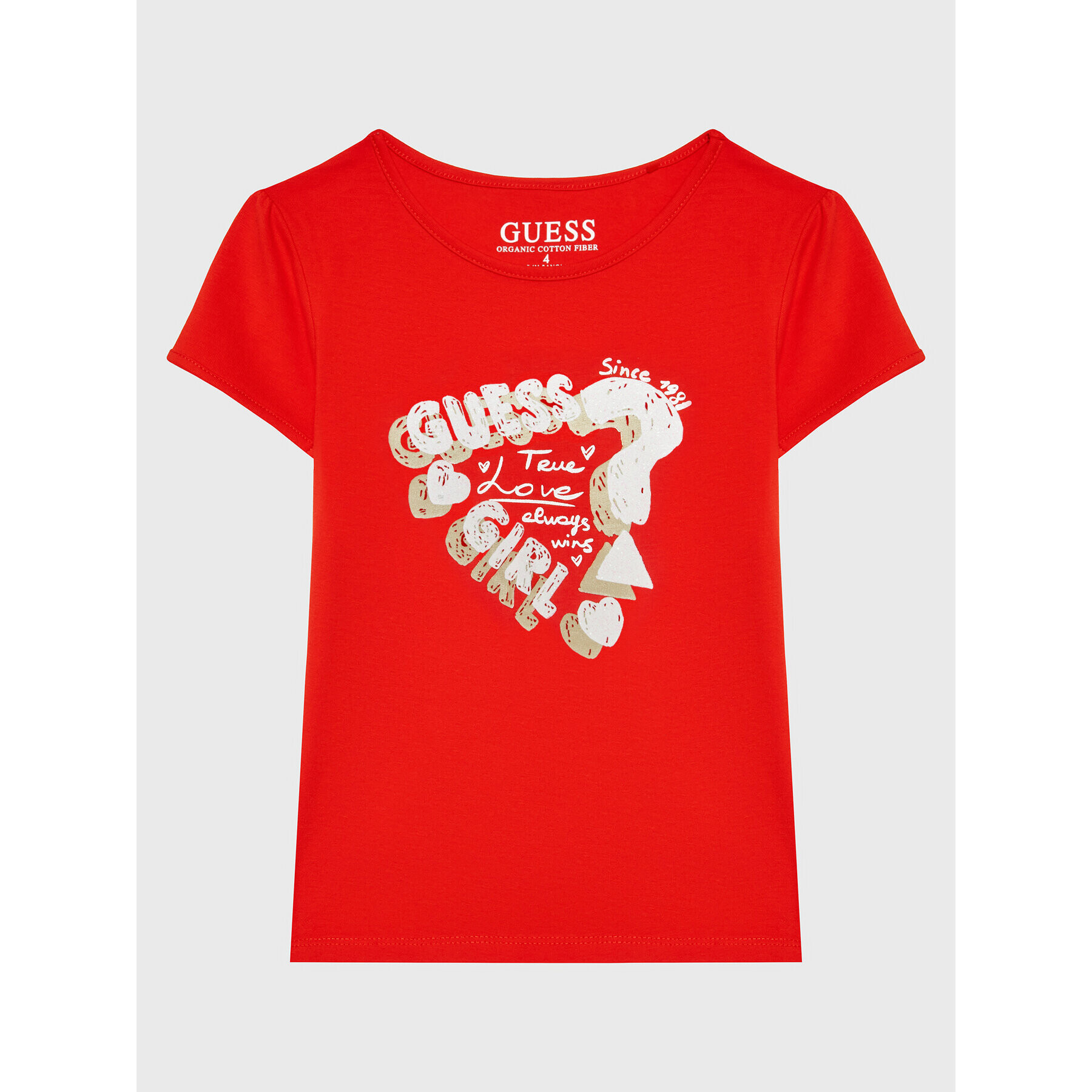 Guess Tricou K3RI13 K6YW1 Roșu Regular Fit - Pled.ro