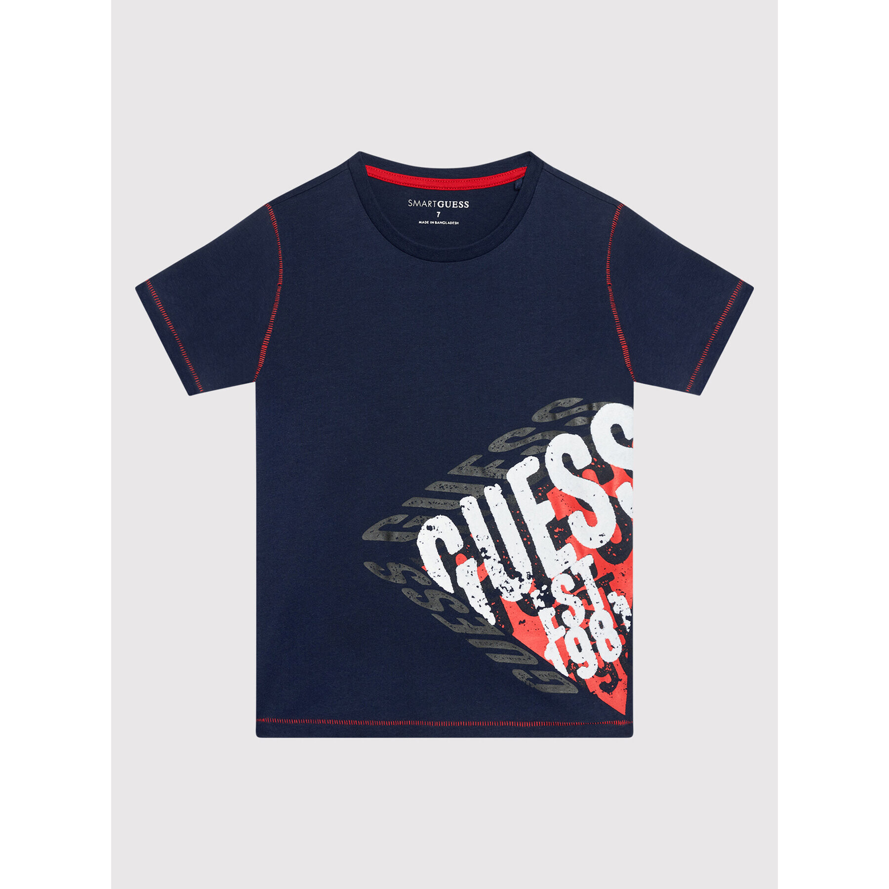 Guess Tricou L1BI12 I3Z11 Bleumarin Regular Fit - Pled.ro