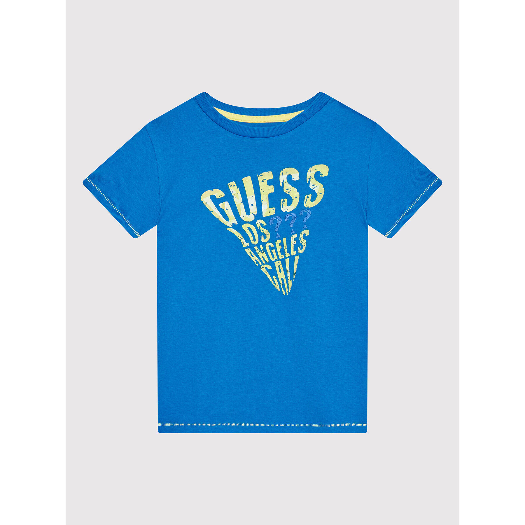 Guess Tricou L2GI11 K8HM0 Albastru Regular Fit - Pled.ro