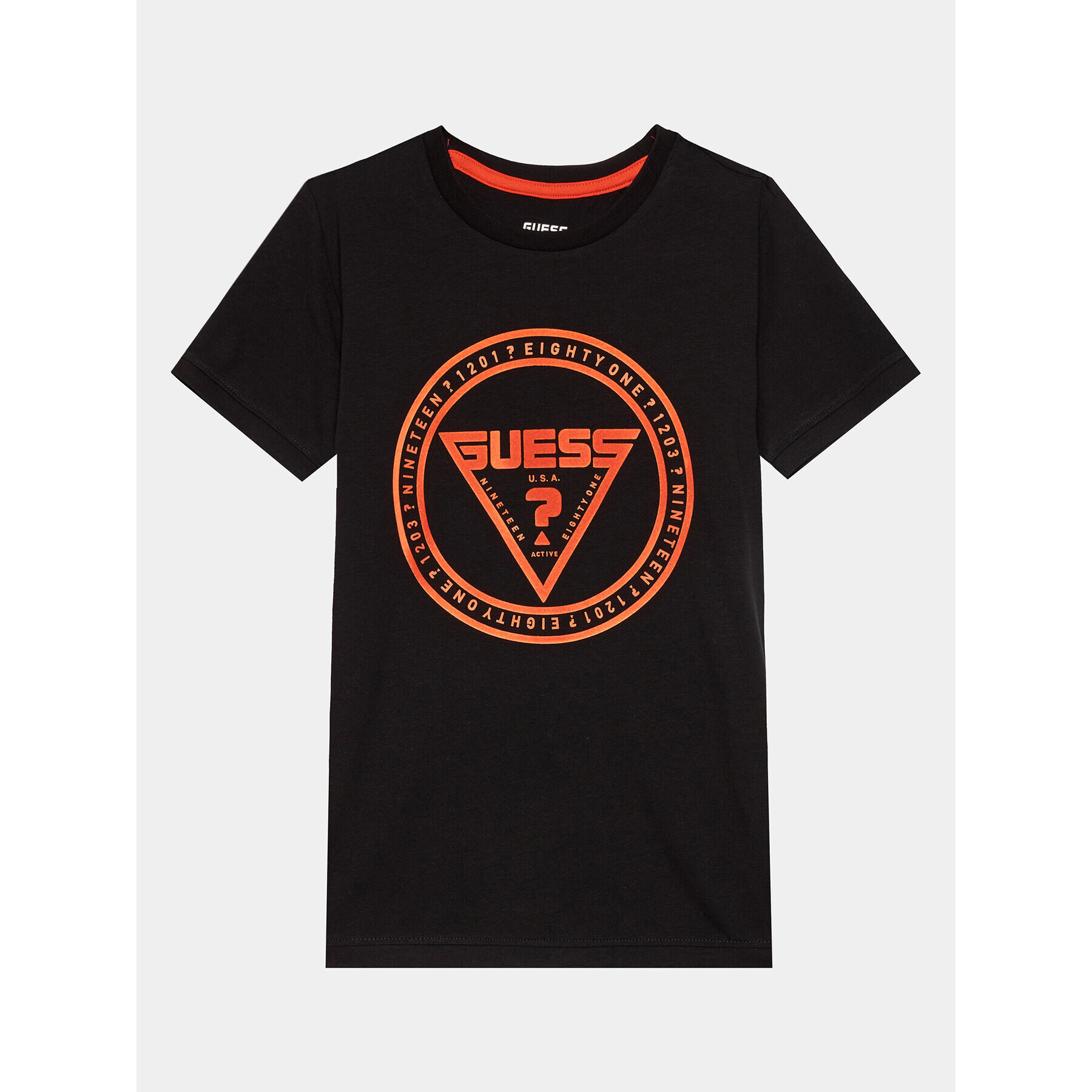 Guess Tricou L3BI33 J1314 Negru Regular Fit - Pled.ro