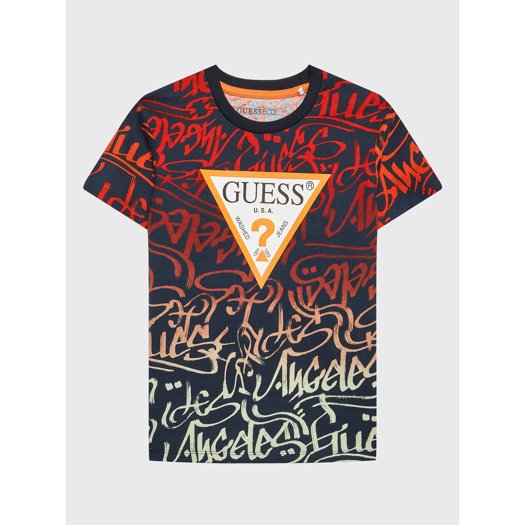 Guess Tricou L3GI04 K8HM3 Colorat Regular Fit - Pled.ro