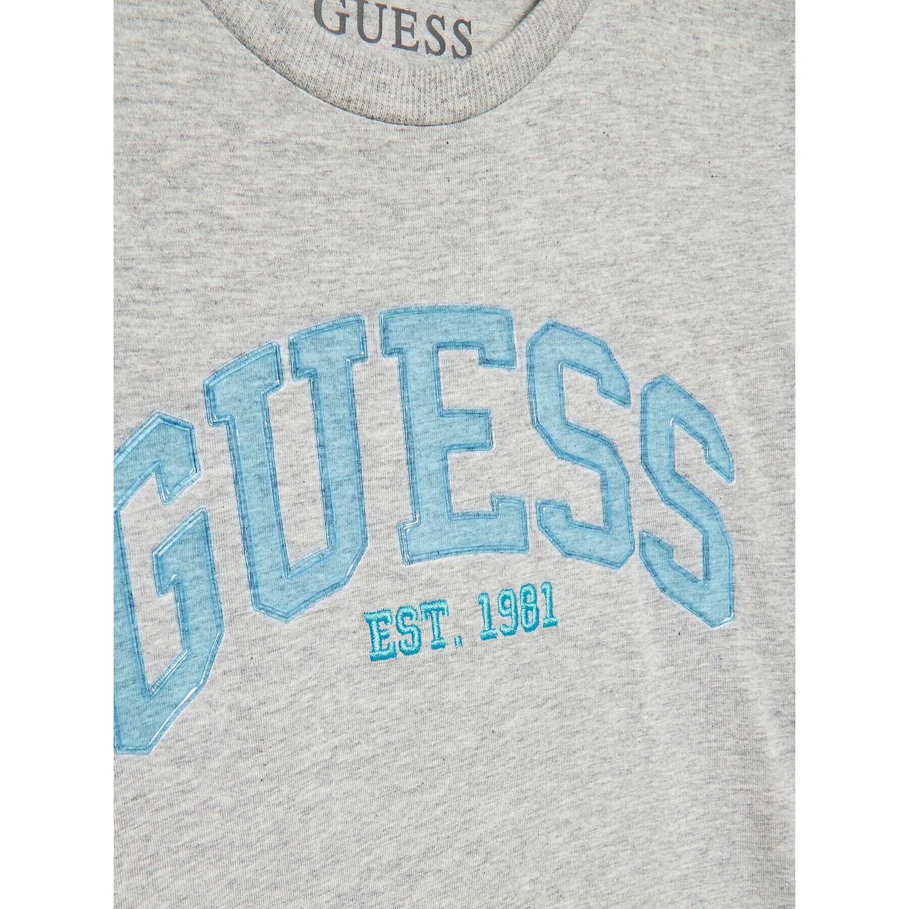 Guess Tricou L3RI01 K8HM3 Gri Regular Fit - Pled.ro