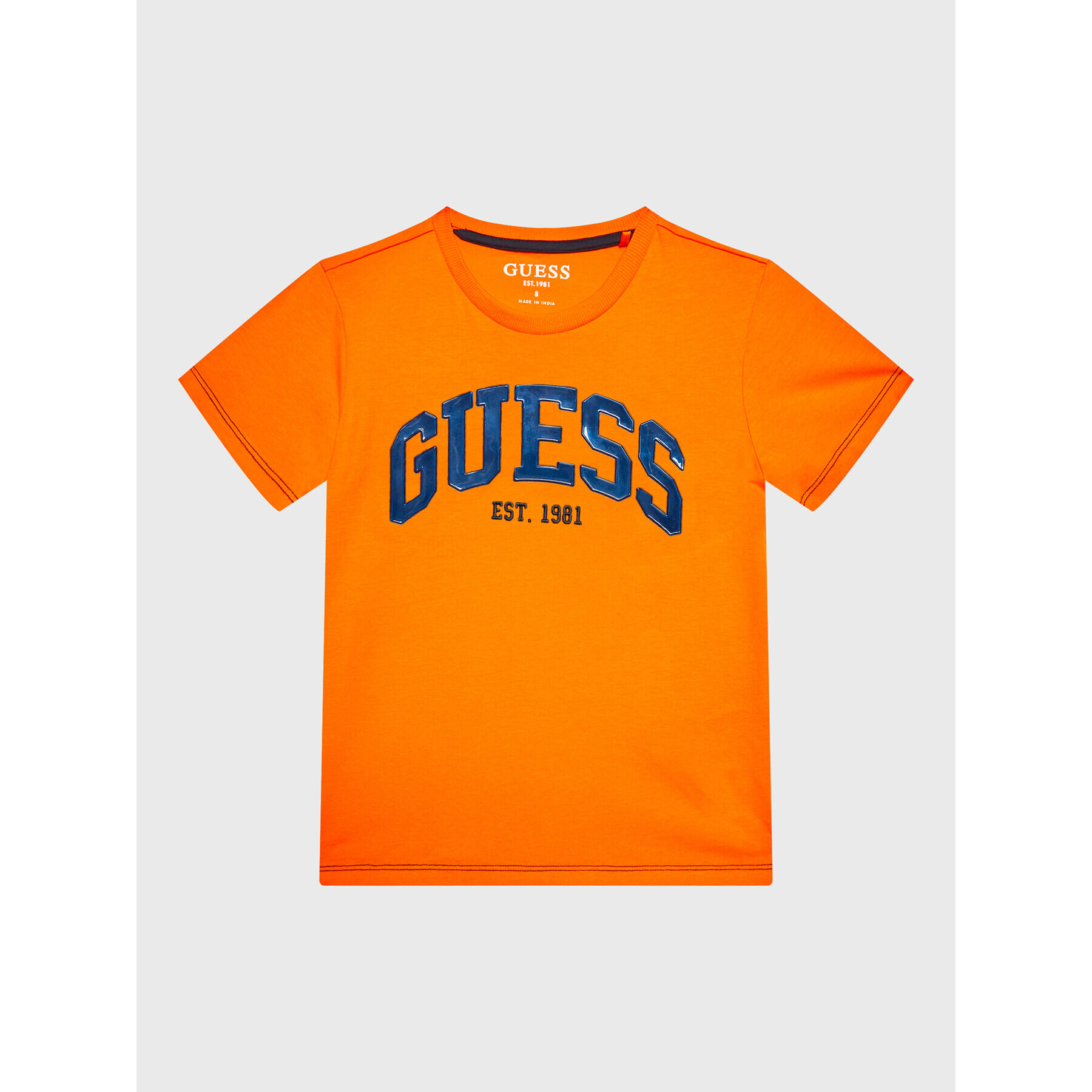 Guess Tricou L3RI01 K8HM3 Portocaliu Regular Fit - Pled.ro