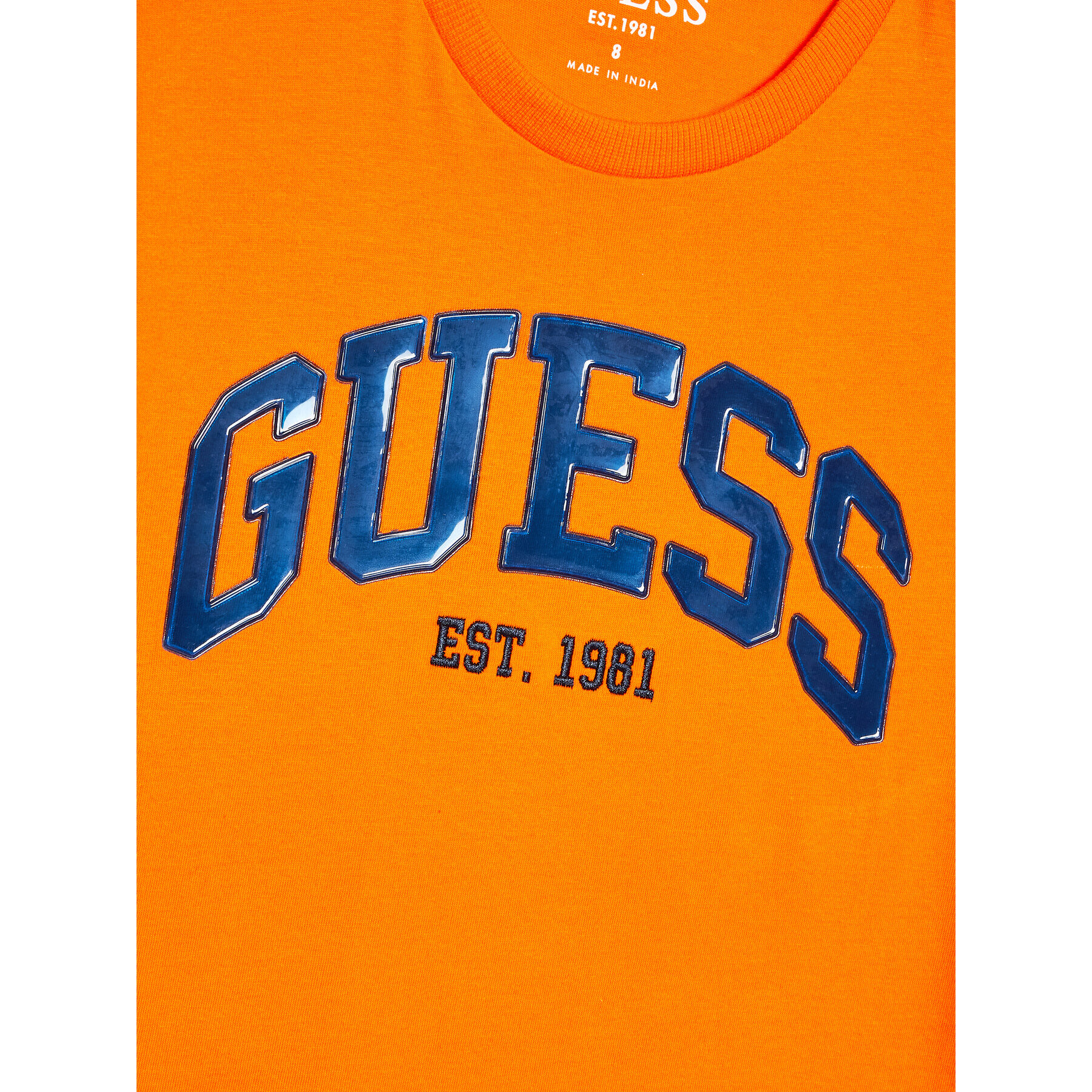 Guess Tricou L3RI01 K8HM3 Portocaliu Regular Fit - Pled.ro