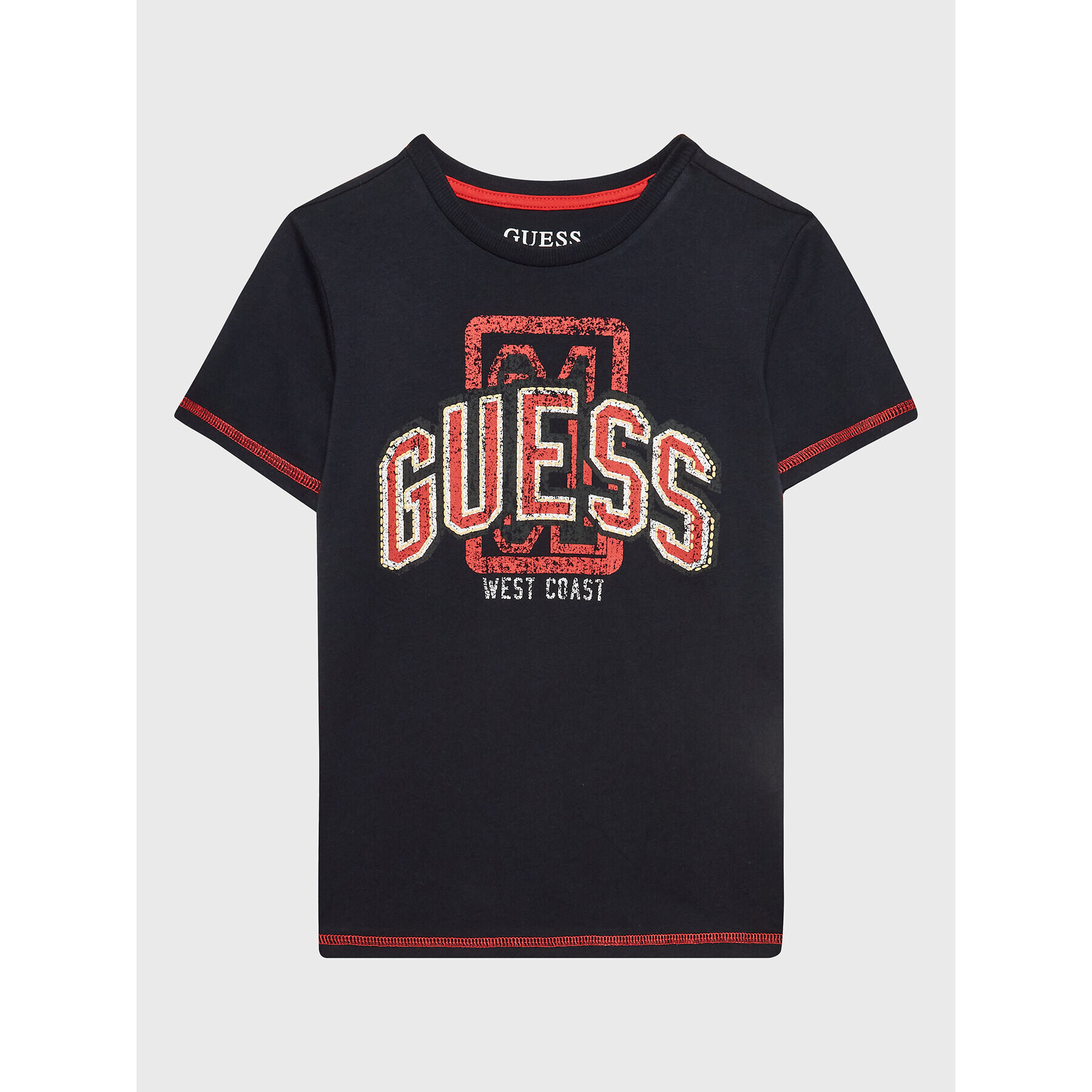 Guess Tricou L3RI11 K8HM0 Bleumarin Regular Fit - Pled.ro