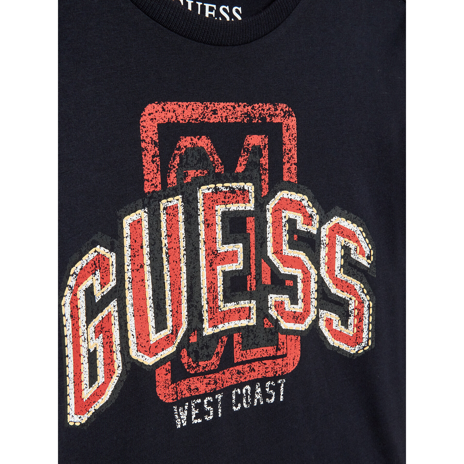 Guess Tricou L3RI11 K8HM0 Bleumarin Regular Fit - Pled.ro