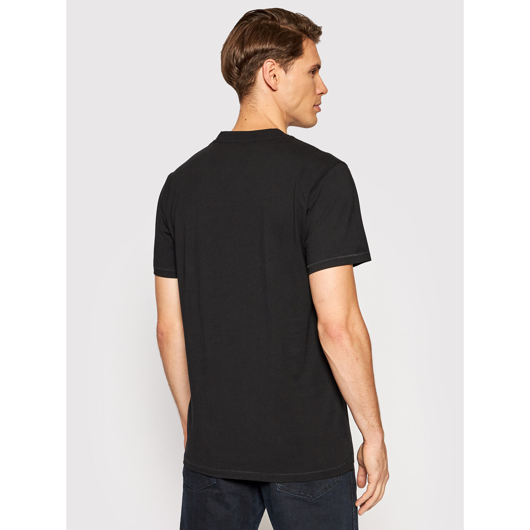 Guess Tricou M1BI07 K8FQ1 Negru Regular Fit - Pled.ro