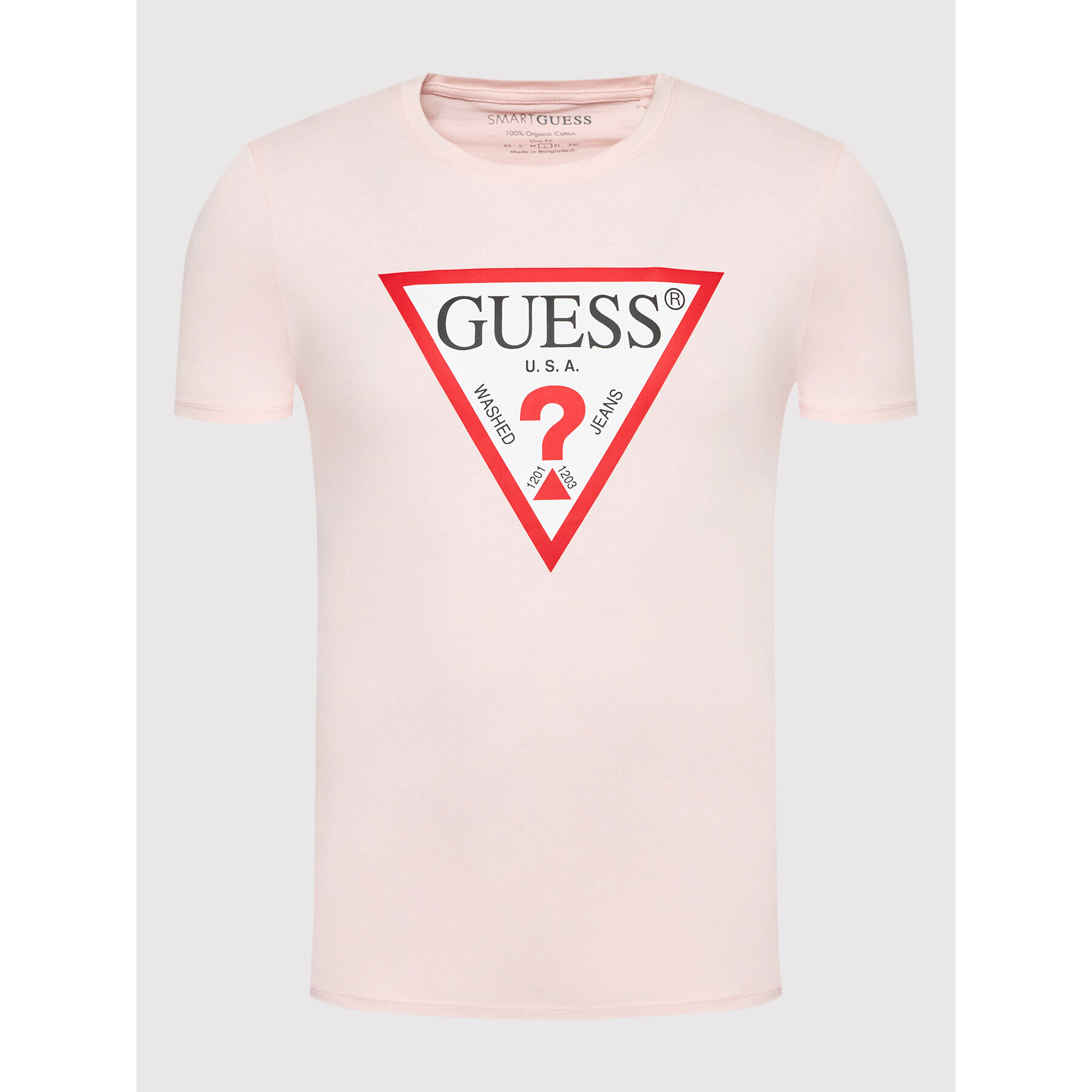 Guess Tricou M1RI71 I3Z11 Roz Slim Fit - Pled.ro