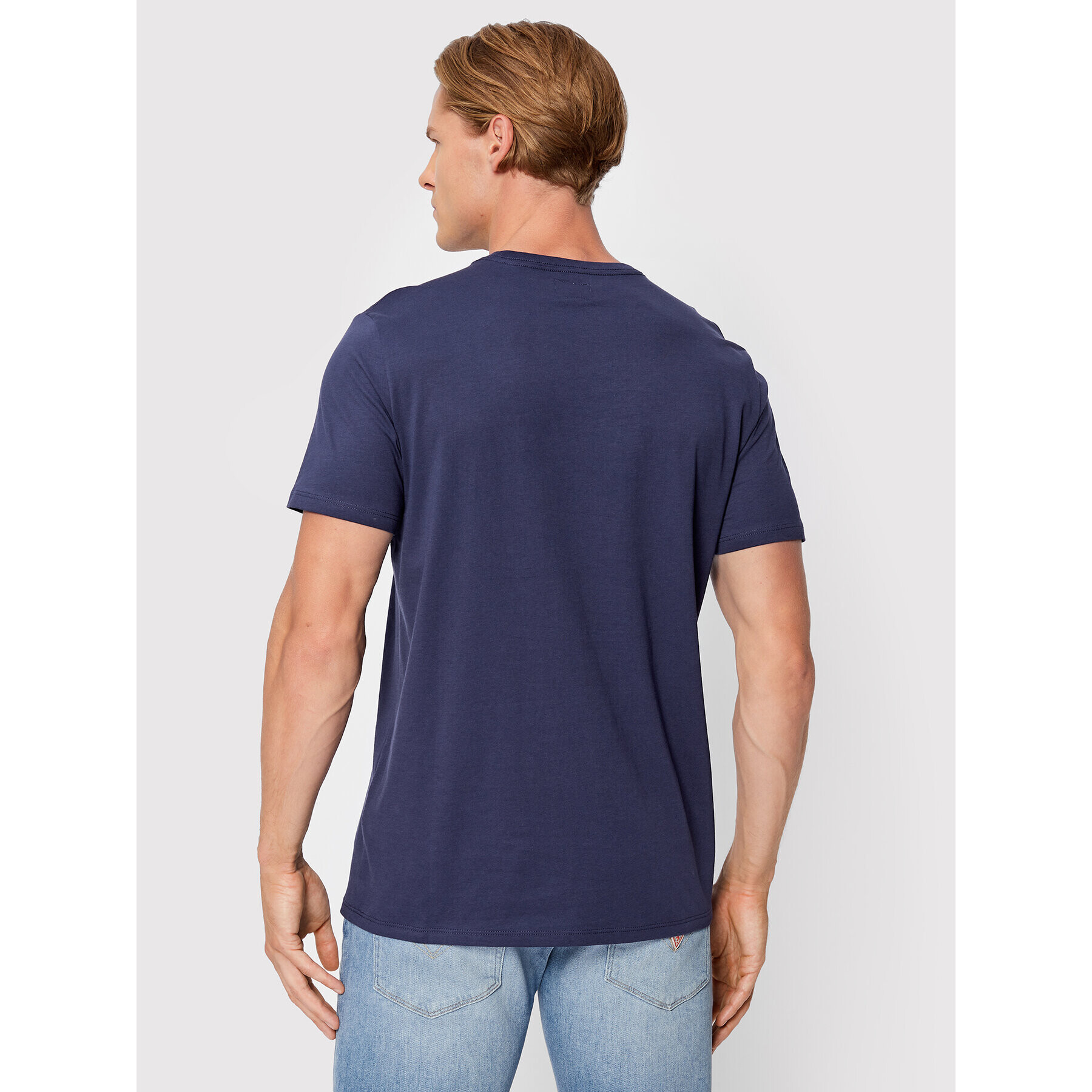 Guess Tricou M2BP47 K7HD0 Bleumarin Regular Fit - Pled.ro