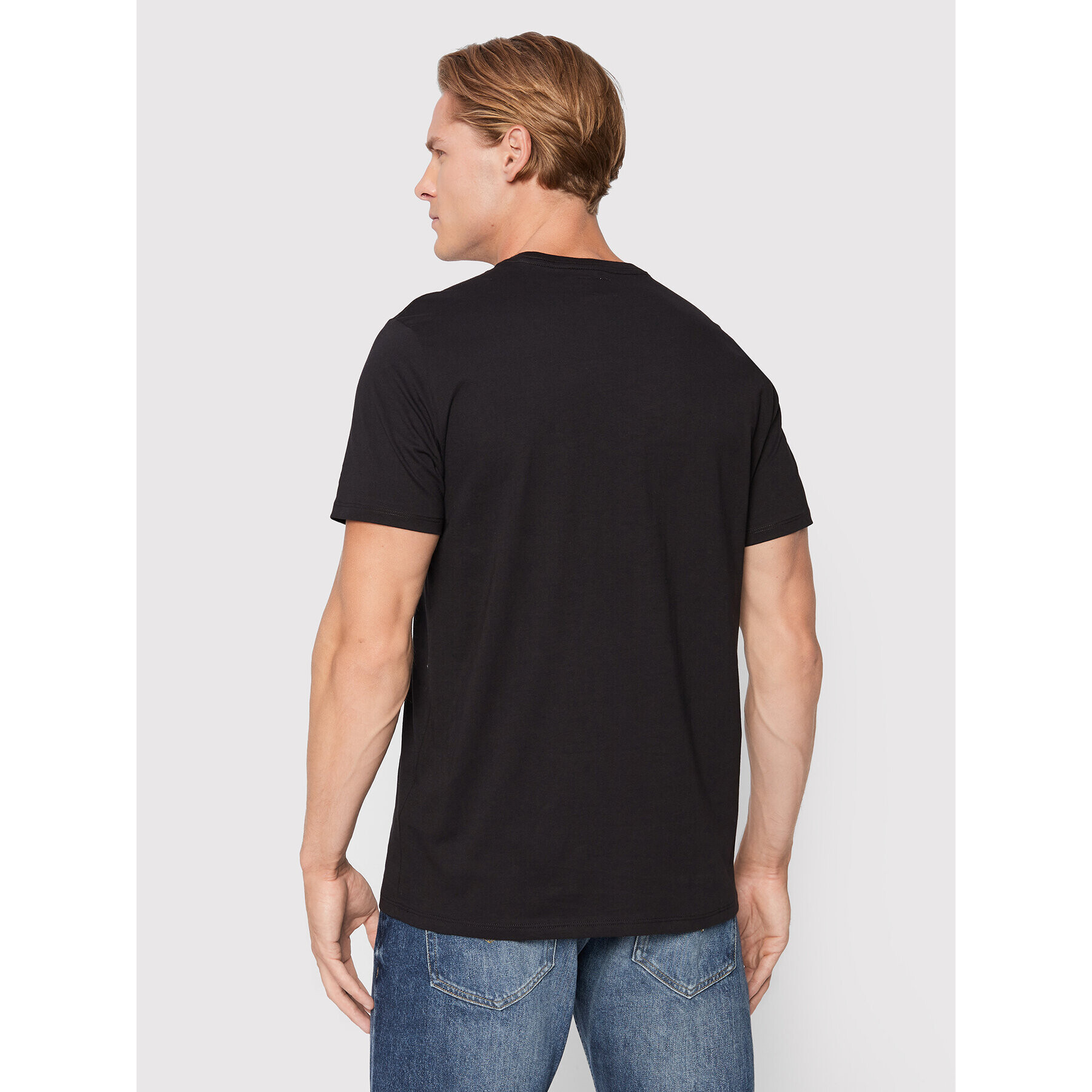 Guess Tricou M2BP47 K7HD0 Negru Regular Fit - Pled.ro