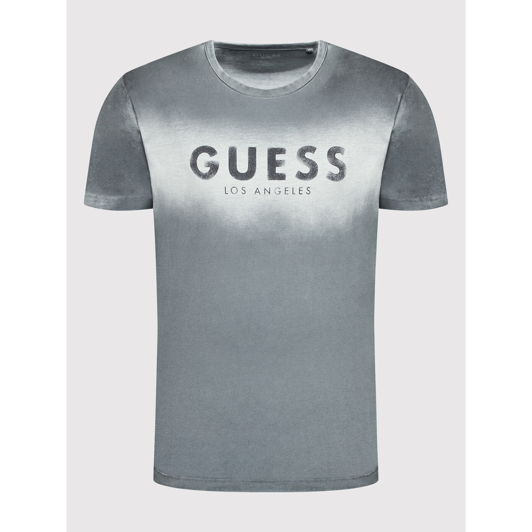 Guess Tricou M2GI26 K8FQ0 Gri Regular Fit - Pled.ro