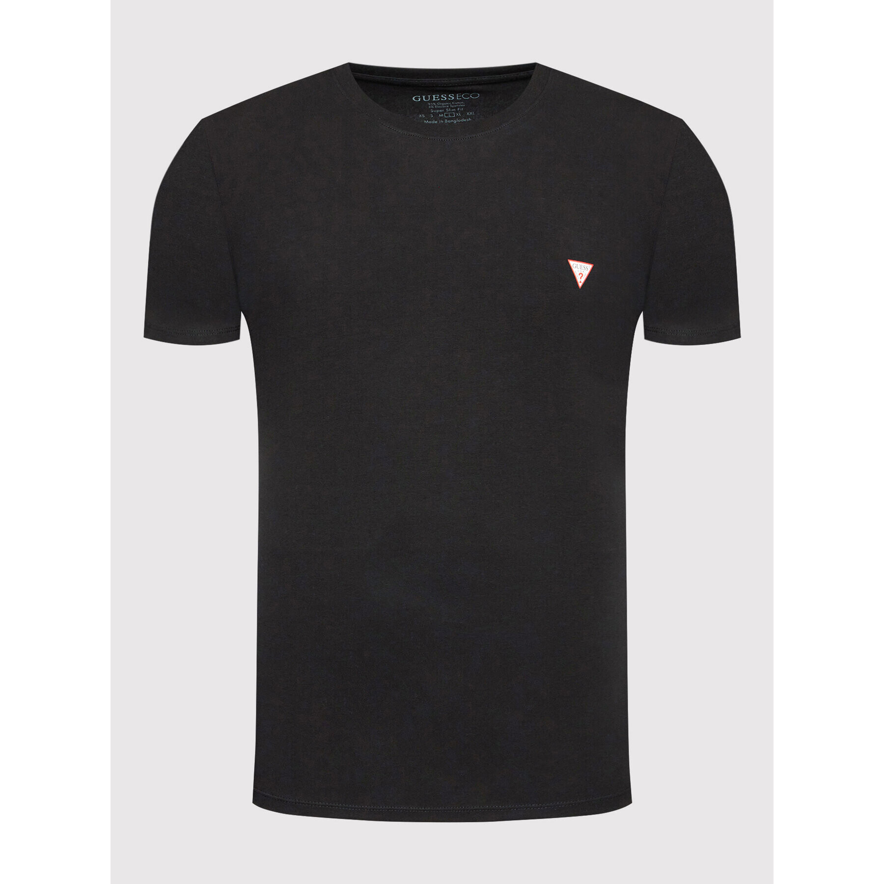 Guess Tricou M2YI24 J1311 Negru Super Slim Fit - Pled.ro