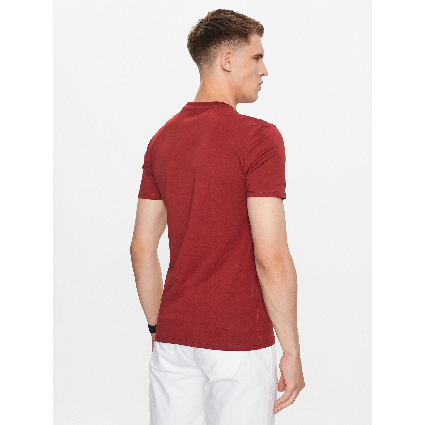 Guess Tricou M2YI32 J1314 Roșu Slim Fit - Pled.ro