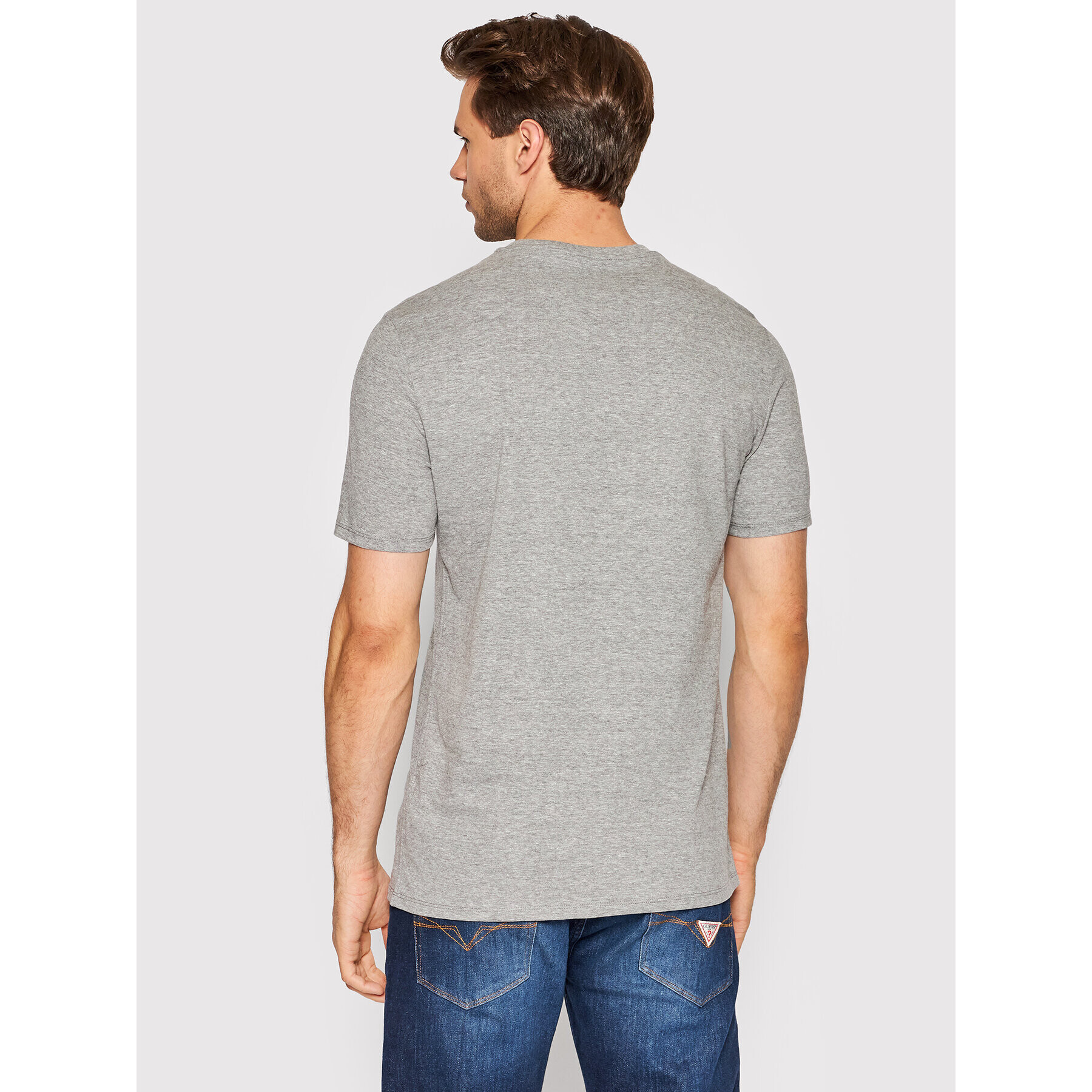 Guess Tricou M2YI36 I3Z11 Gri Slim Fit - Pled.ro