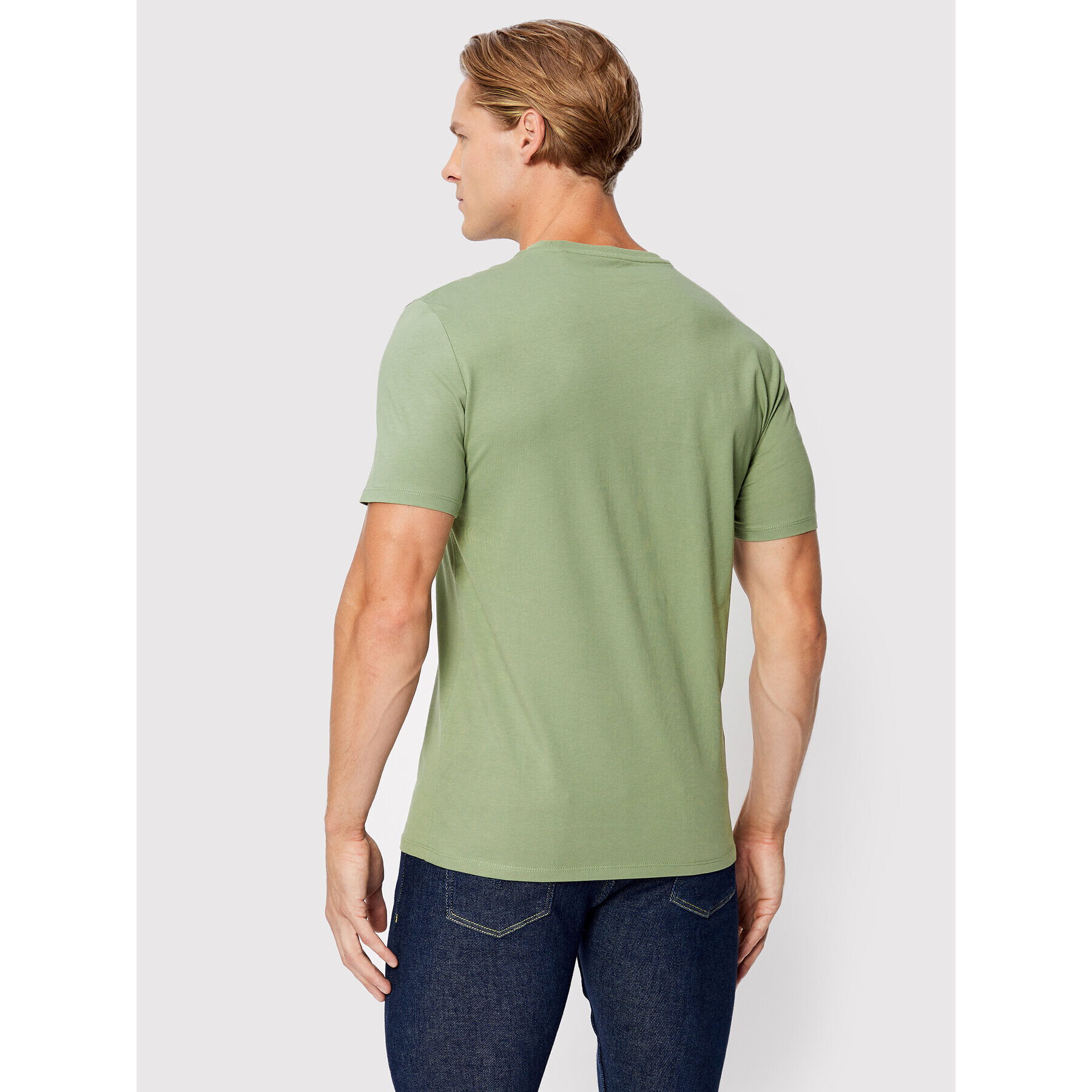 Guess Tricou M2YI36 I3Z11 Verde Slim Fit - Pled.ro