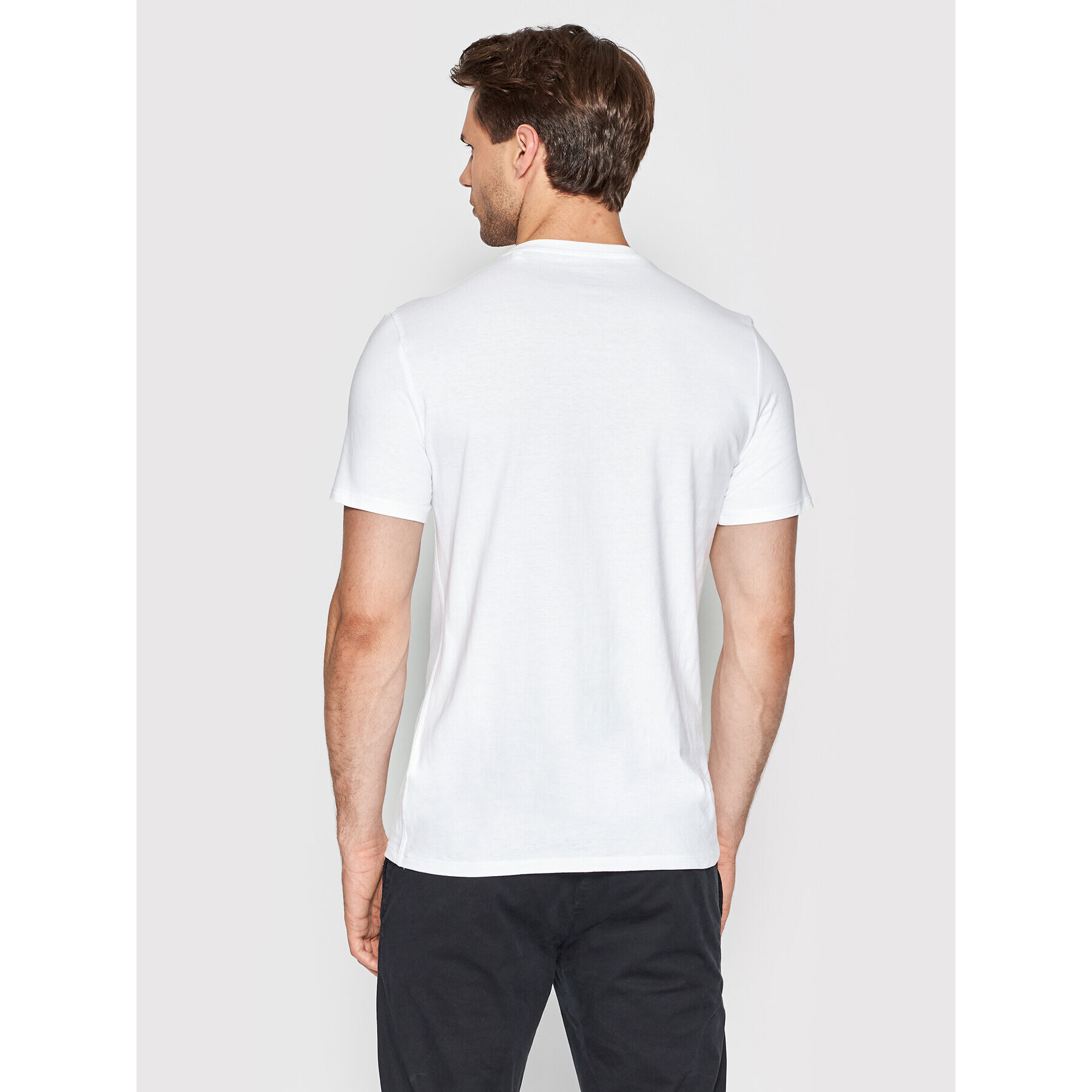 Guess Tricou M2YI71 I3Z11 Alb Slim Fit - Pled.ro