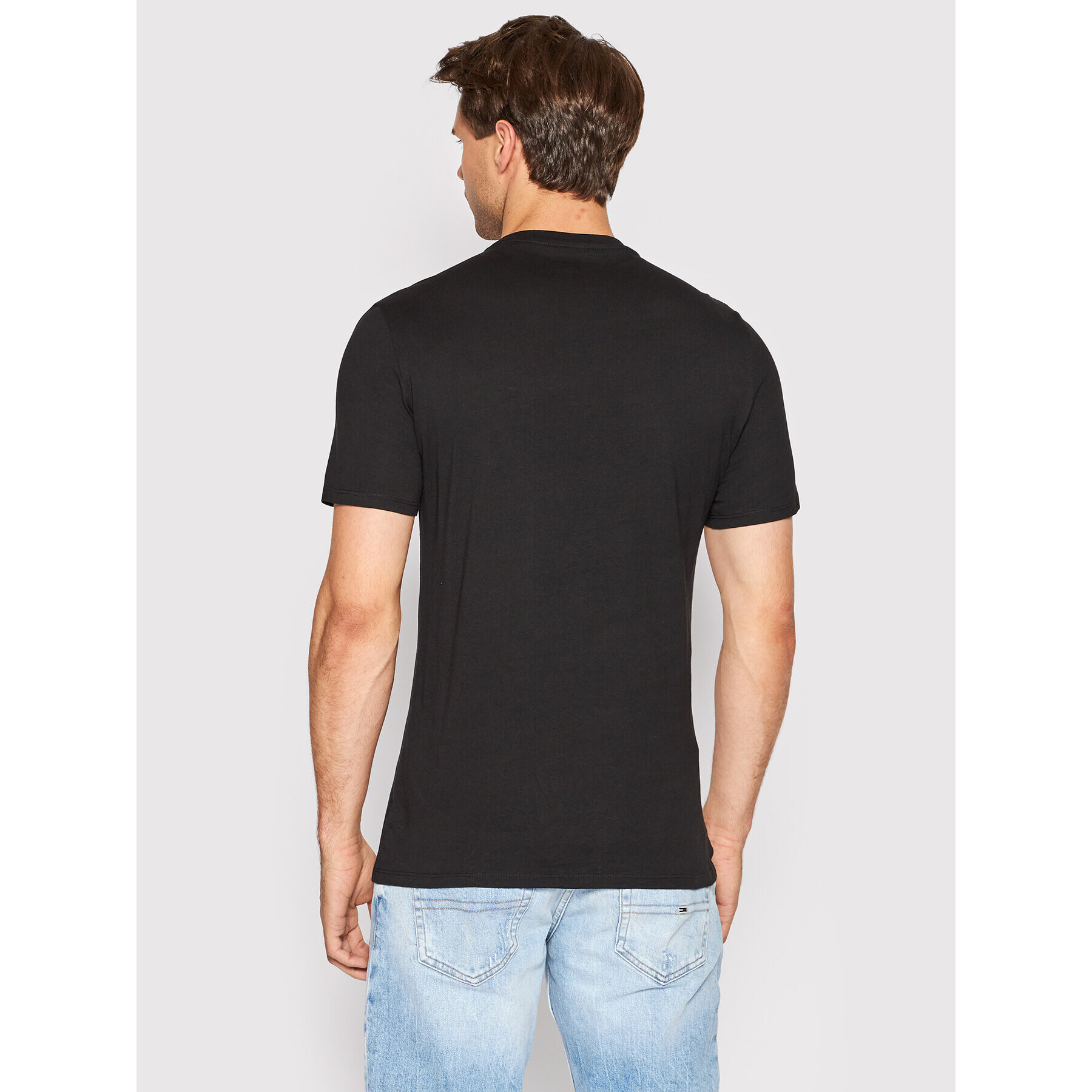 Guess Tricou M2YI71 I3Z11 Negru Slim Fit - Pled.ro