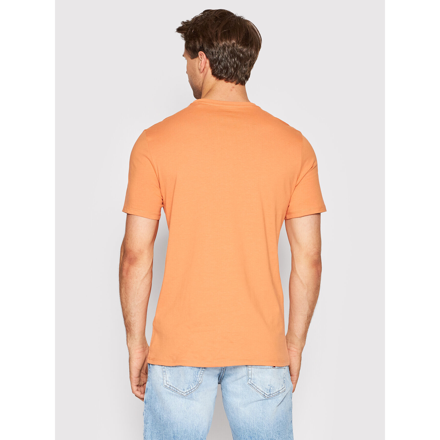 Guess Tricou M2YI71 I3Z11 Portocaliu Slim Fit - Pled.ro