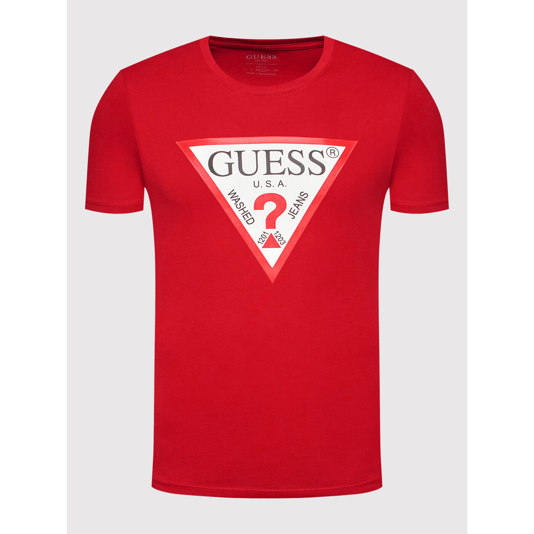 Guess Tricou M2YI71 I3Z11 Roșu Slim Fit - Pled.ro