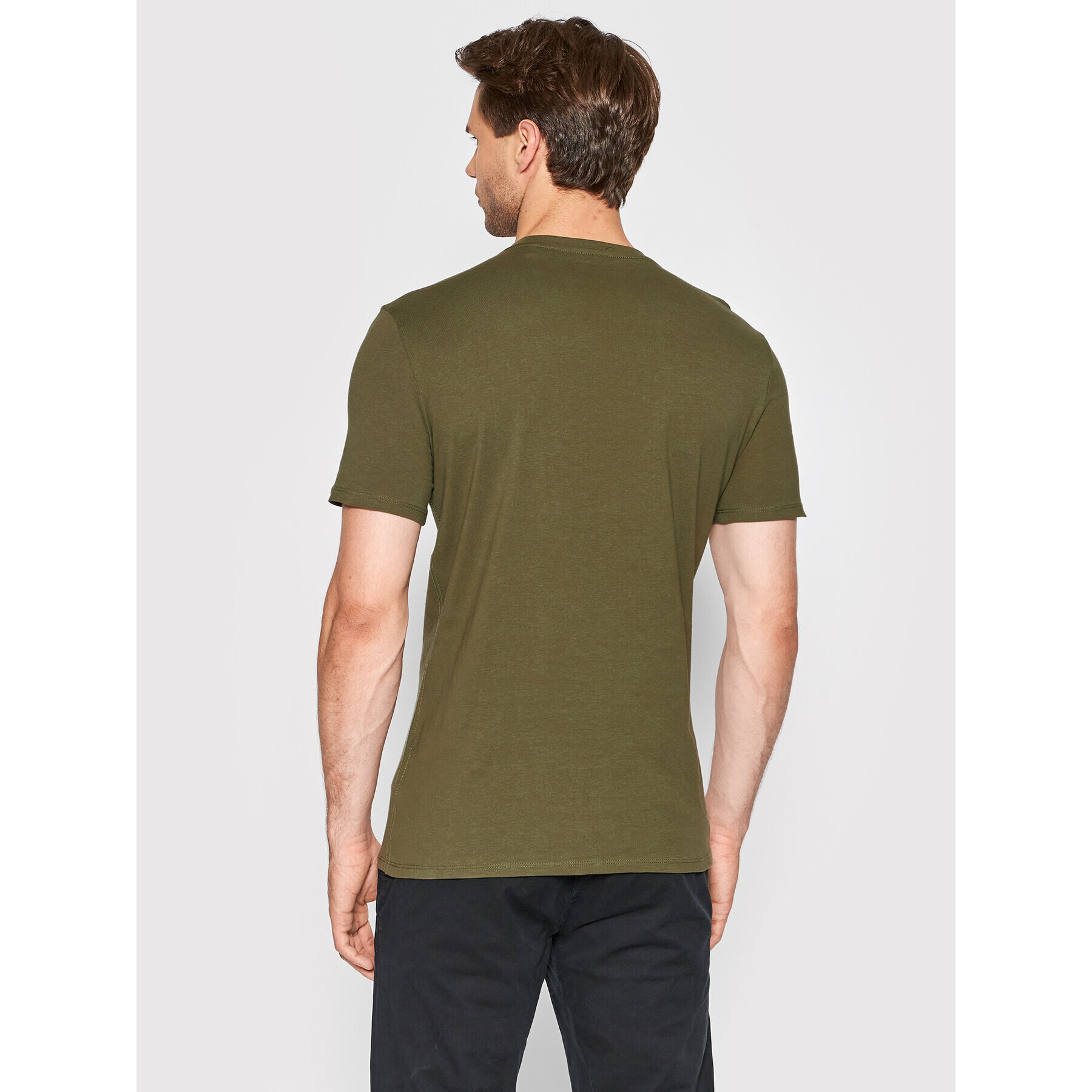 Guess Tricou M2YI71 I3Z11 Verde Slim Fit - Pled.ro