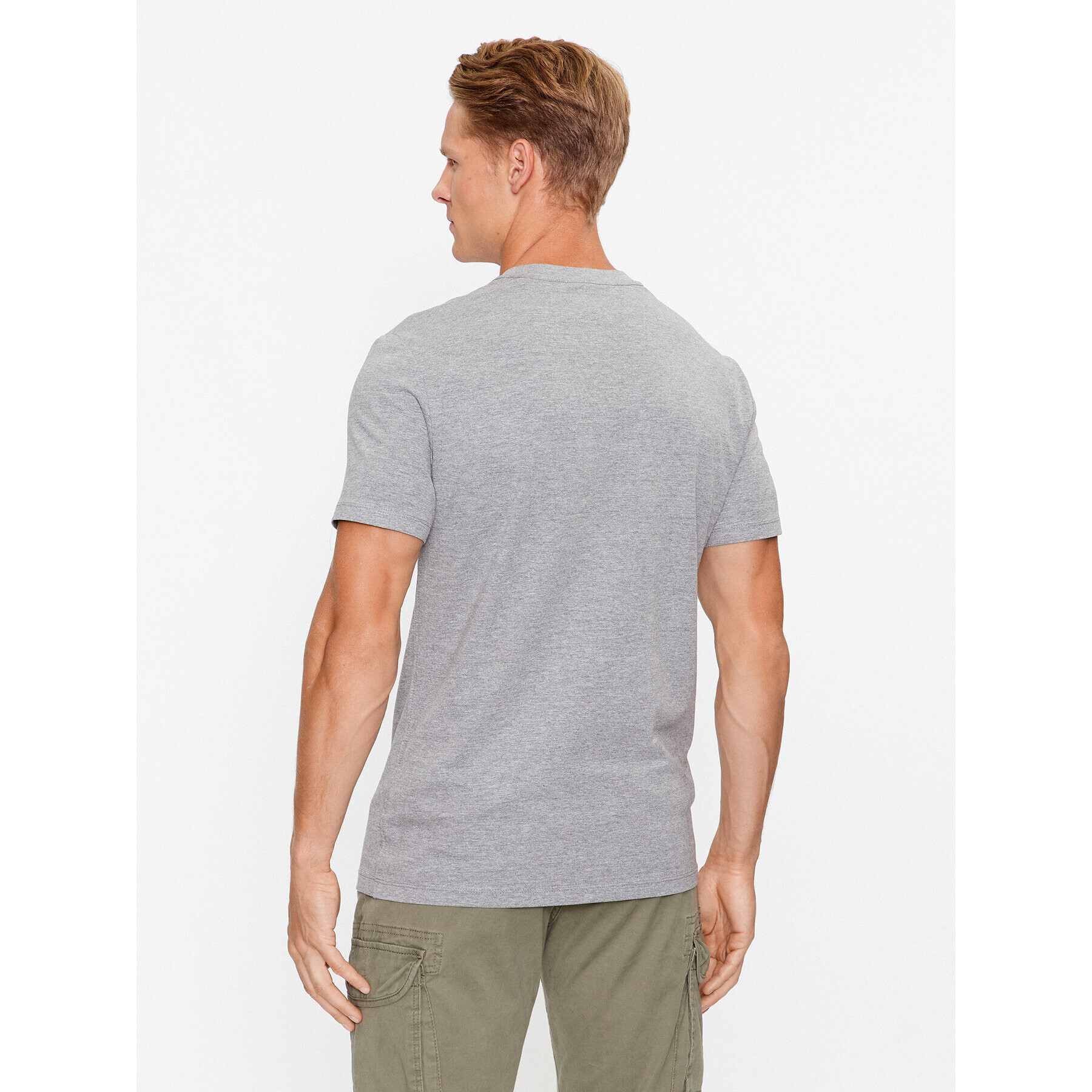 Guess Tricou M2YI71 I3Z14 Gri Slim Fit - Pled.ro