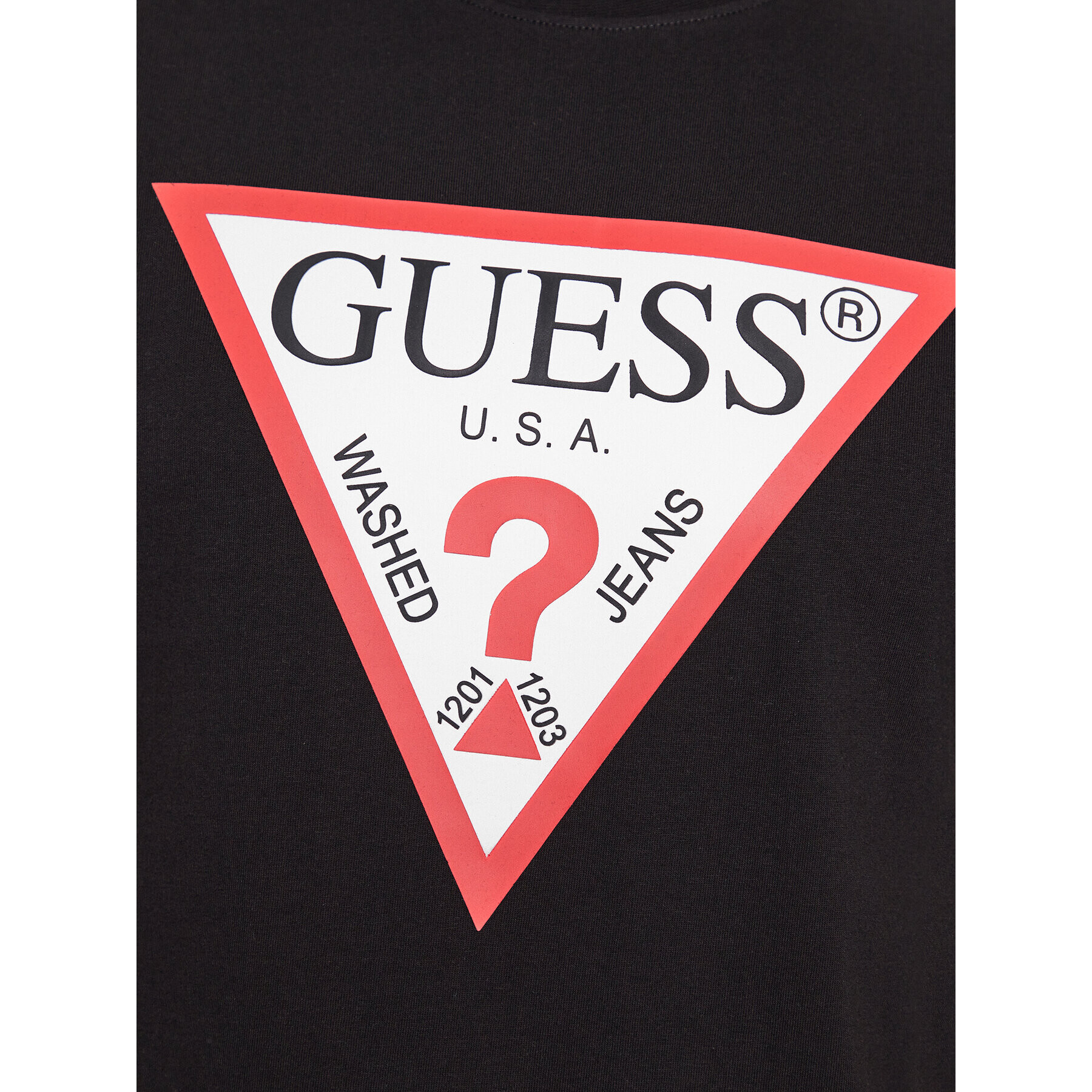 Guess Tricou M2YI71 I3Z14 Negru Slim Fit - Pled.ro