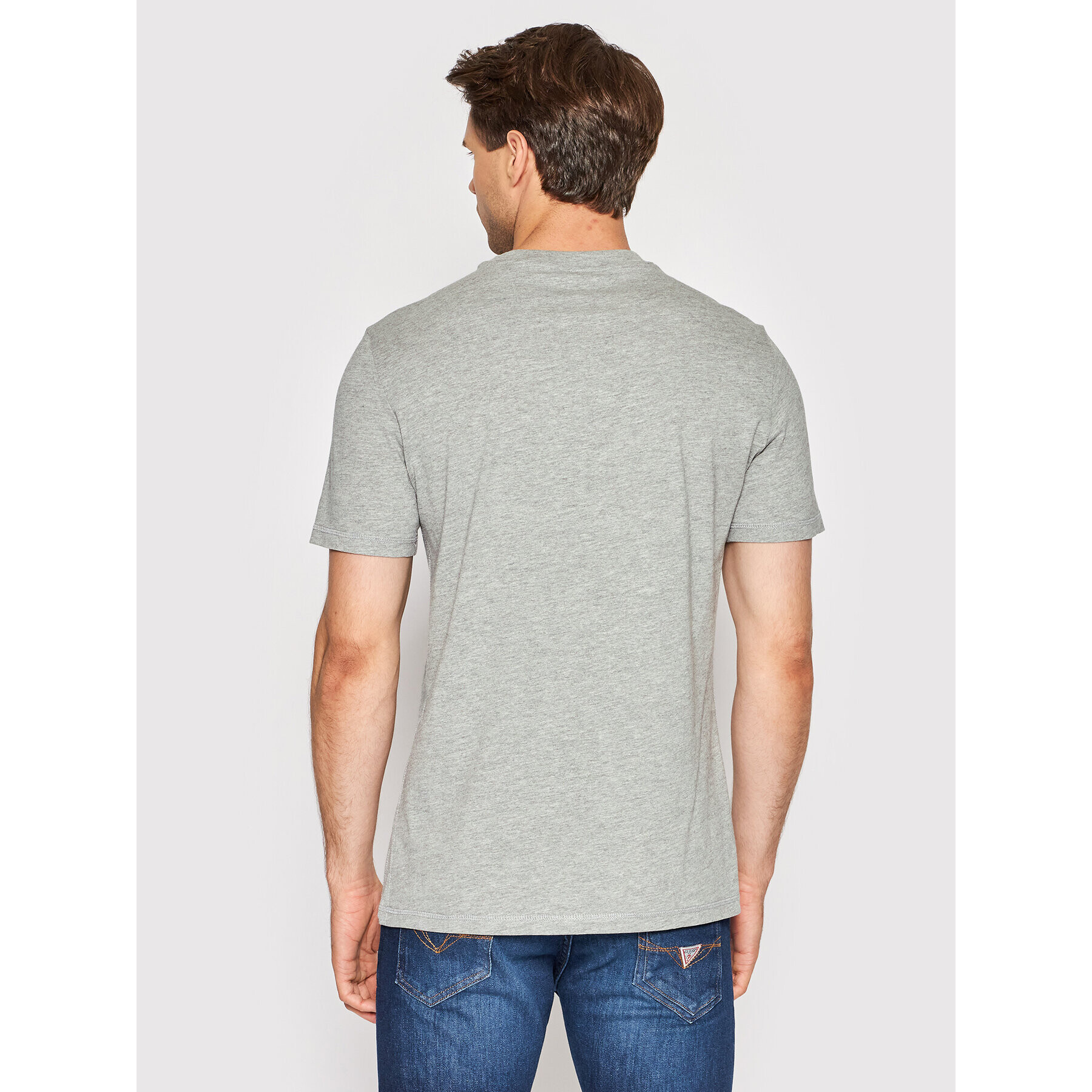 Guess Tricou M2YI72 I3Z11 Gri Slim Fit - Pled.ro