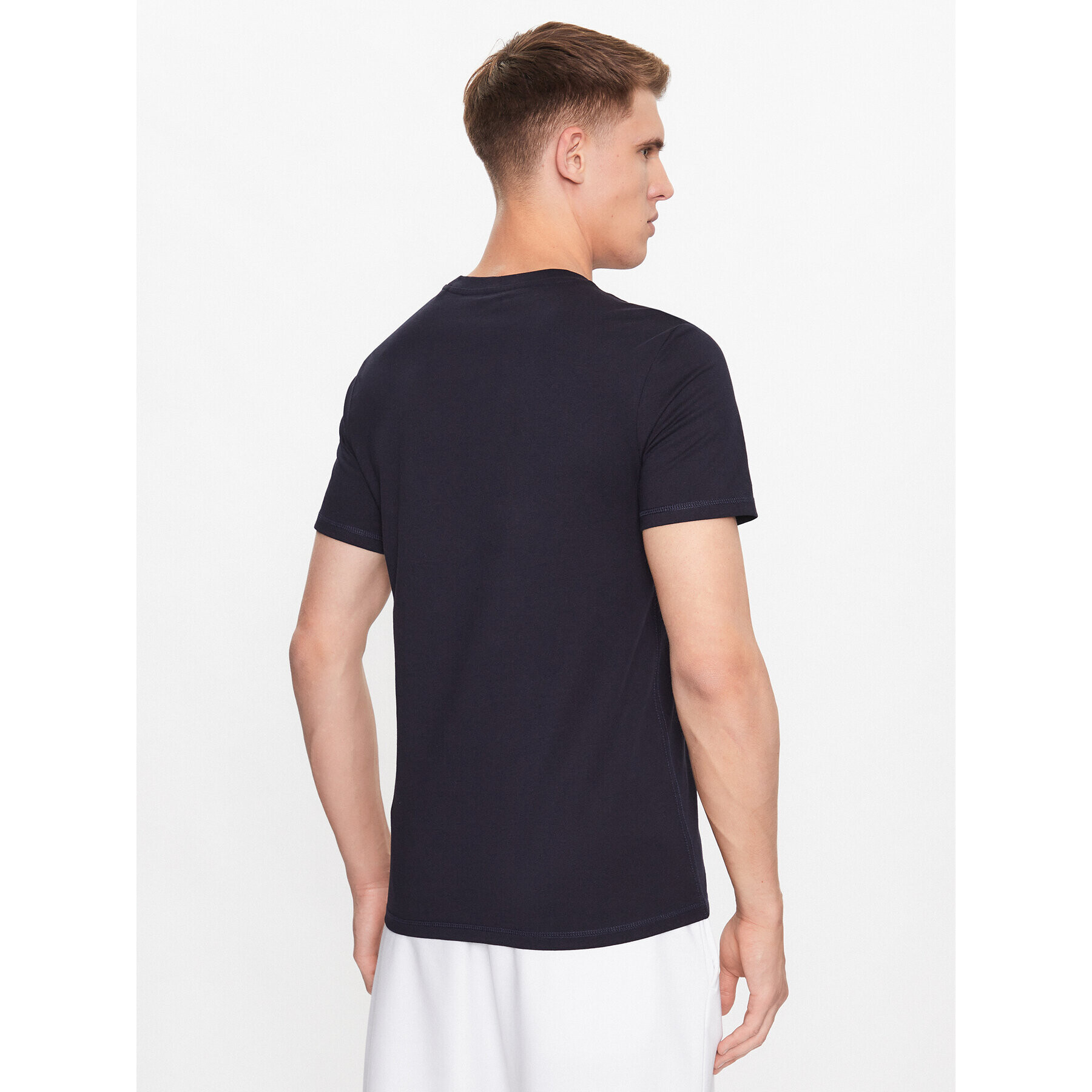 Guess Tricou M2YI72 I3Z14 Bleumarin Slim Fit - Pled.ro