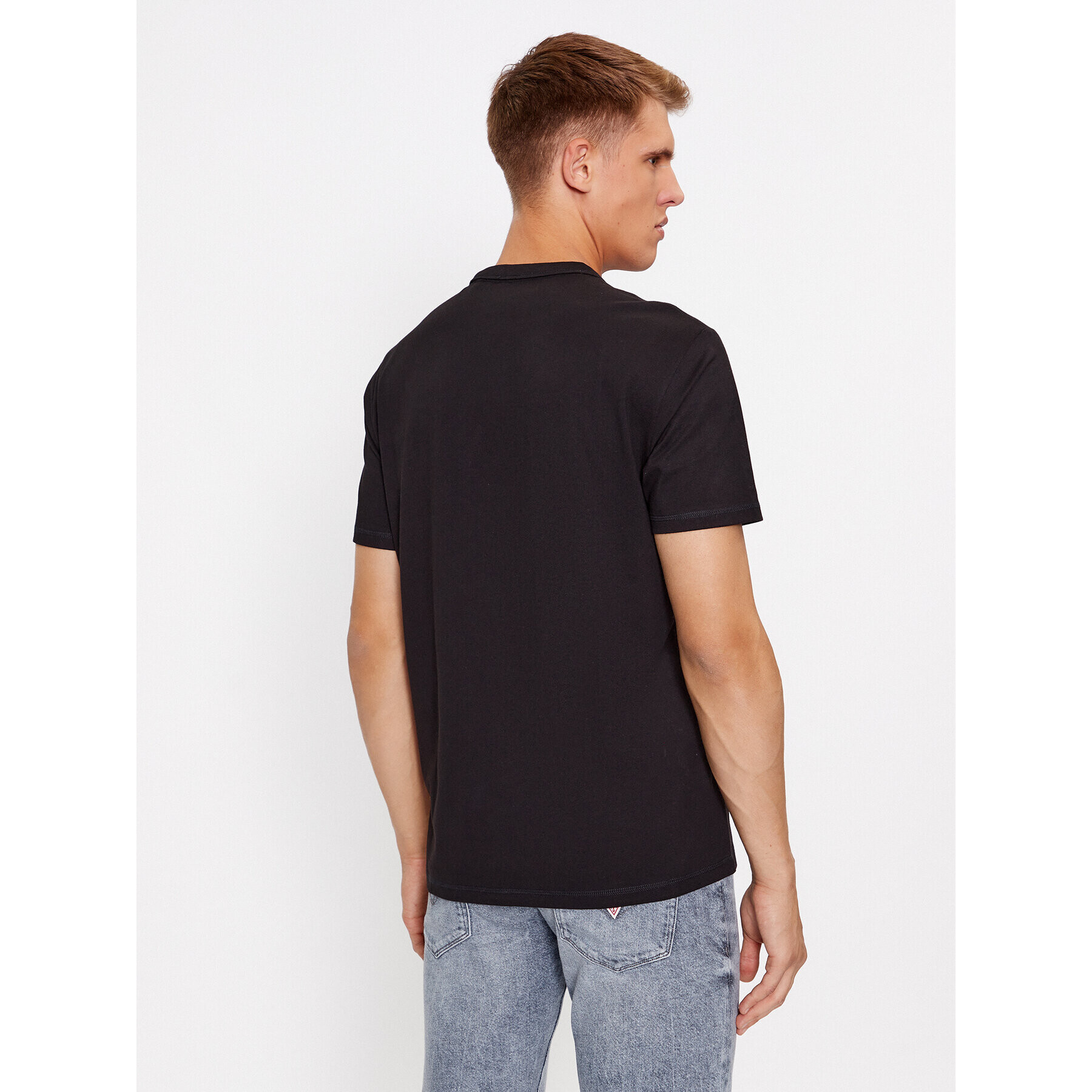 Guess Tricou M3BI16 I3Z14 Negru Regular Fit - Pled.ro