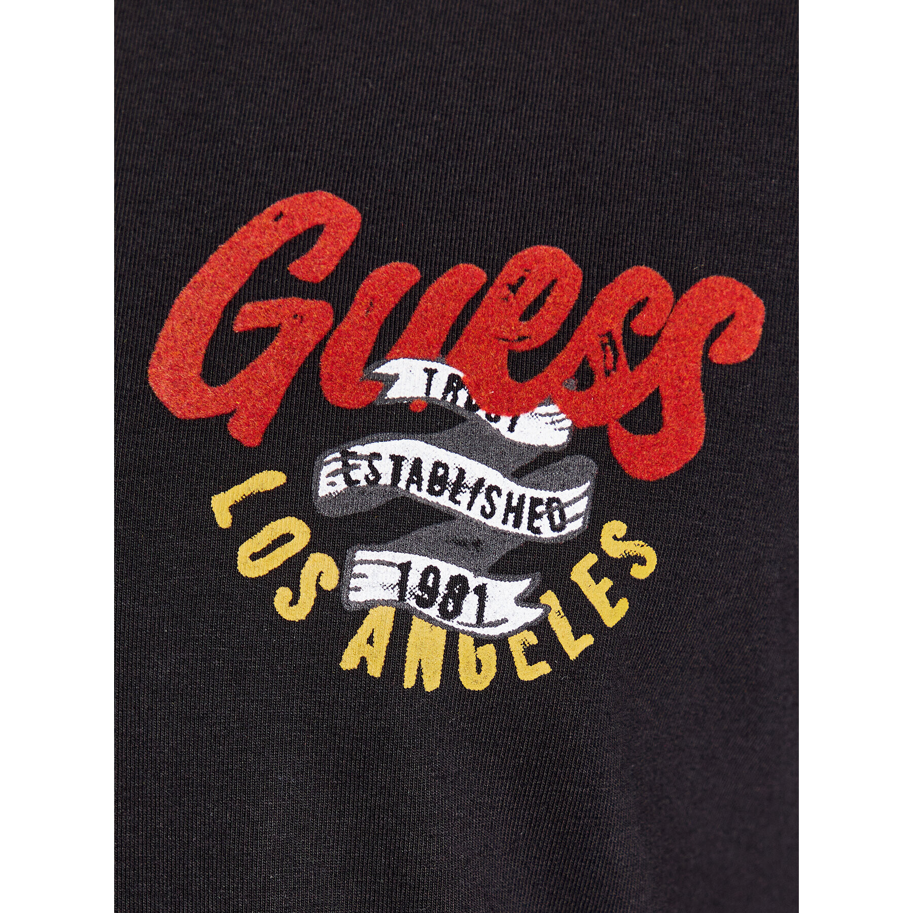 Guess Tricou M3BI29 J1314 Negru Slim Fit - Pled.ro