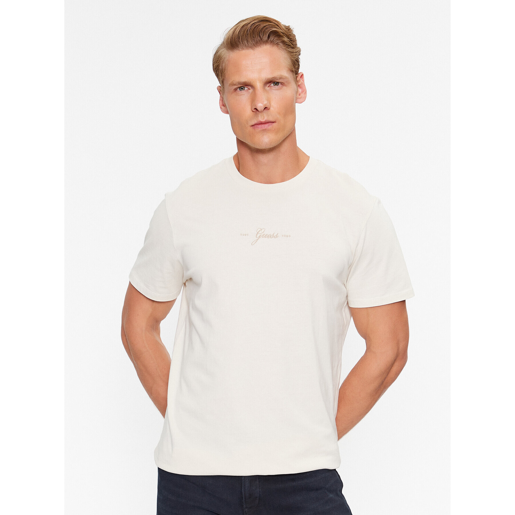 Guess Tricou M3BI56 K9RM Colorat Slim Fit - Pled.ro