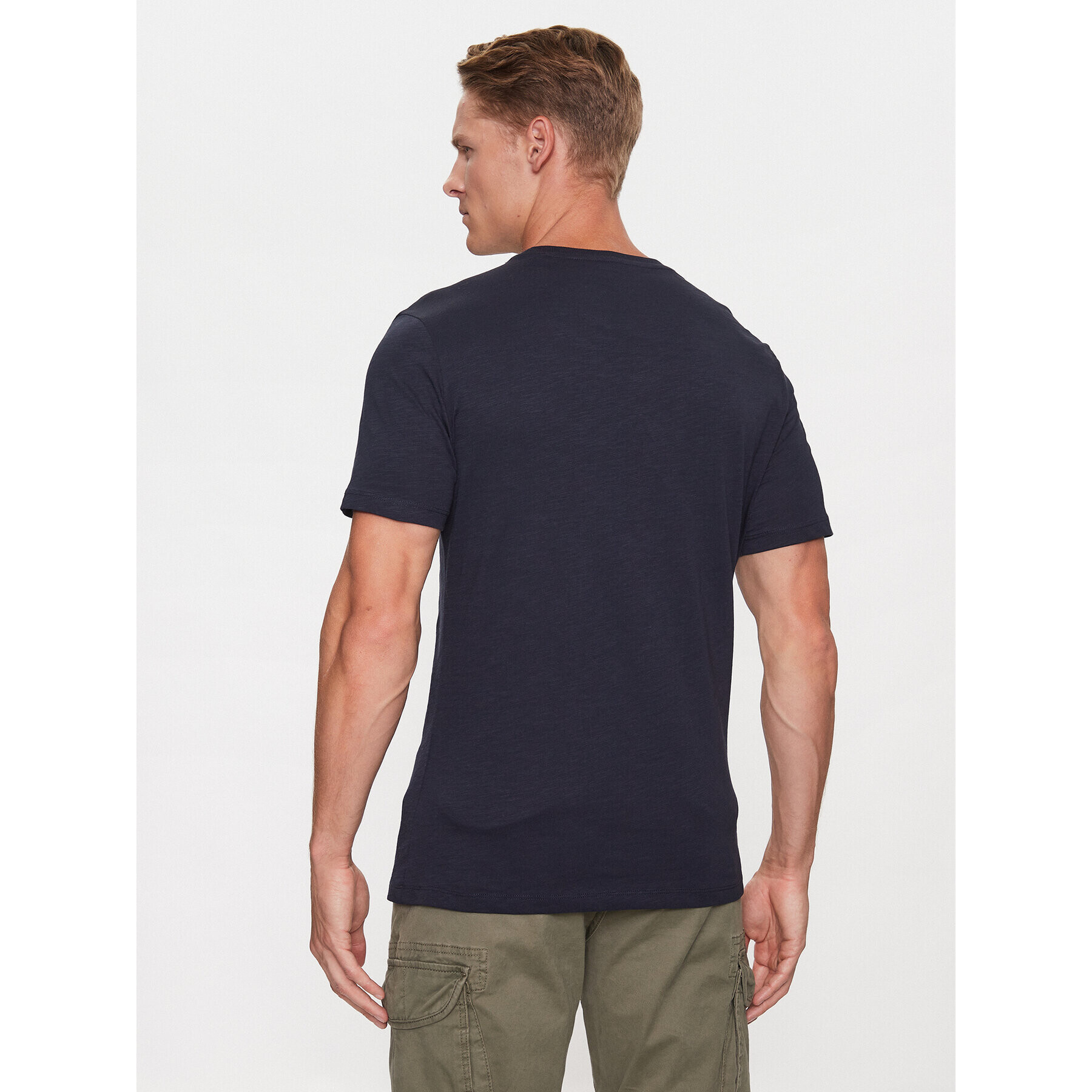 Guess Tricou M3BI70 K6XN4 Bleumarin Slim Fit - Pled.ro