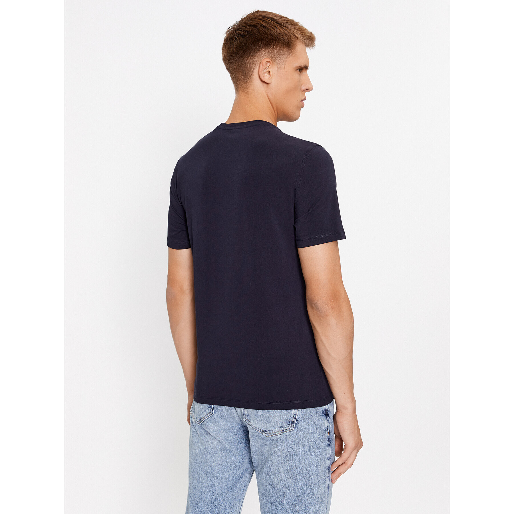 Guess Tricou M3BI73 J1314 Bleumarin Slim Fit - Pled.ro