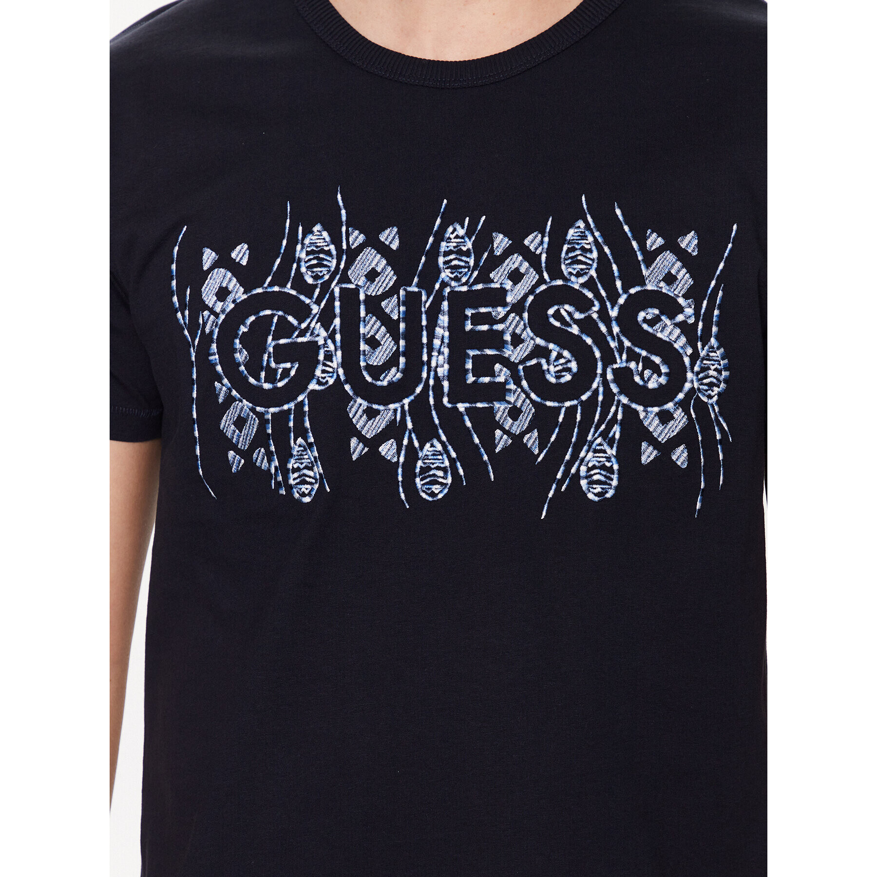 Guess Tricou M3GI15 K8FQ4 Bleumarin Regular Fit - Pled.ro